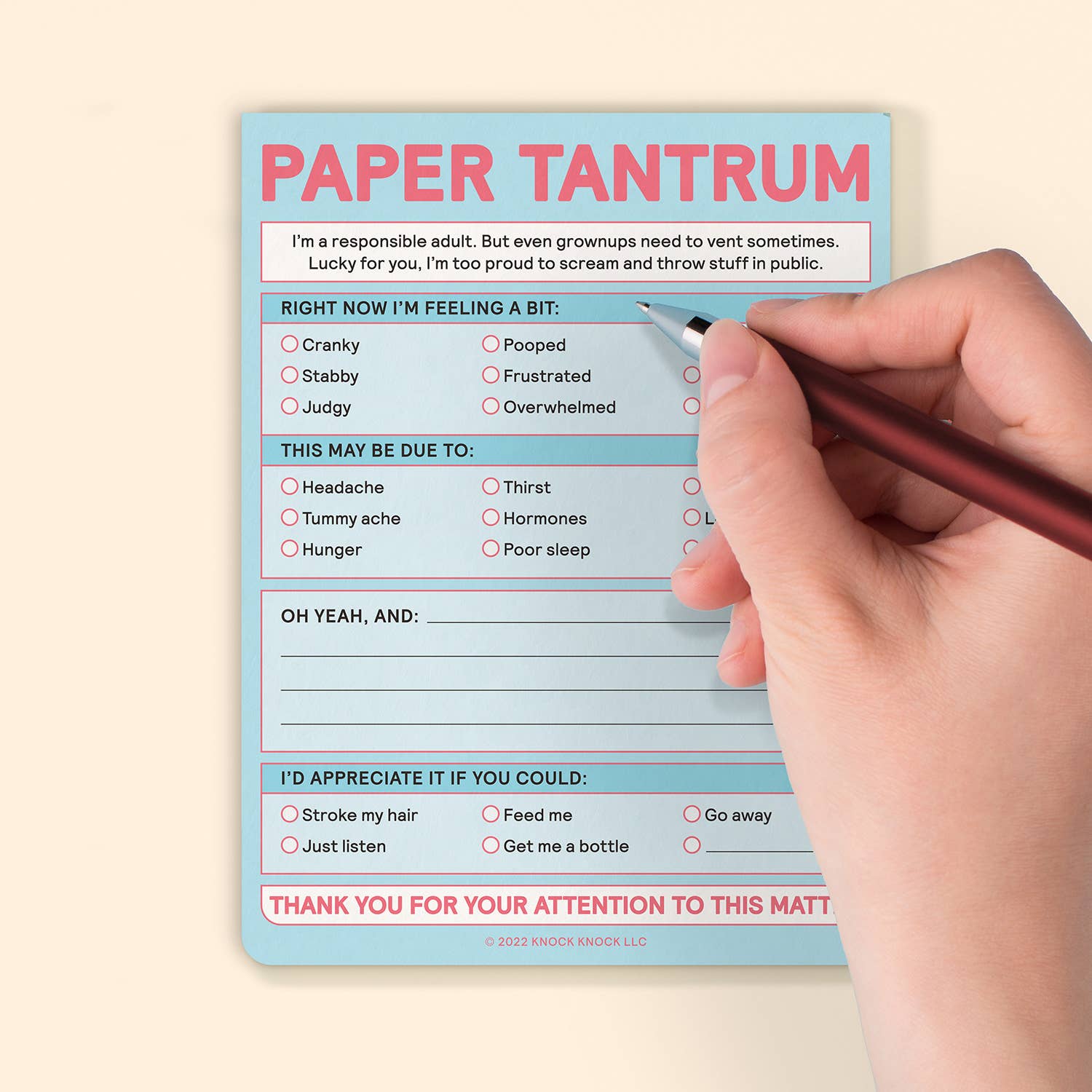 Paper Tantrum Nifty Note Pad