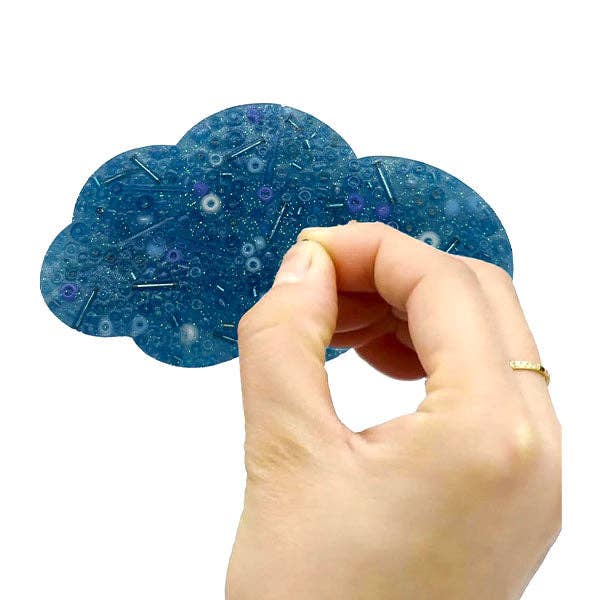 Picking Therapy Tool Fidget: Blue Cloud