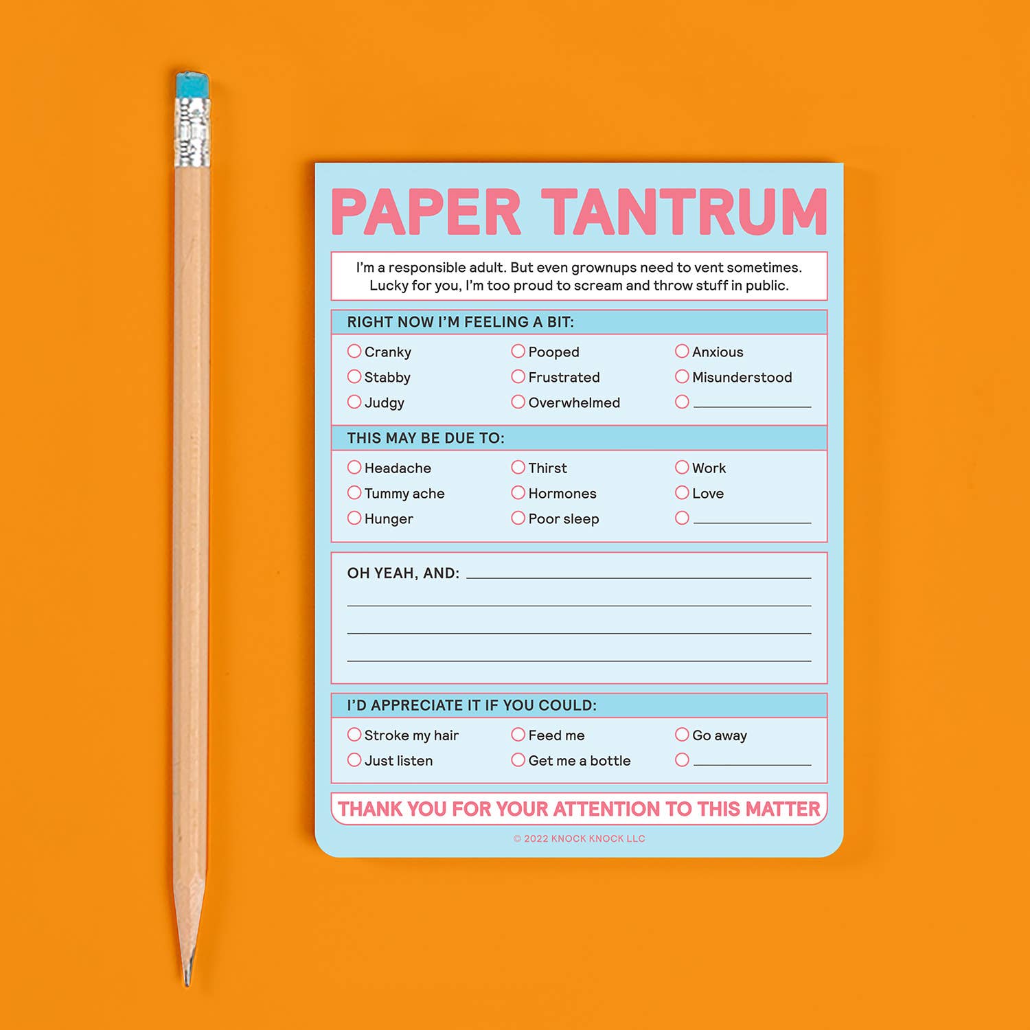 Paper Tantrum Nifty Note Pad