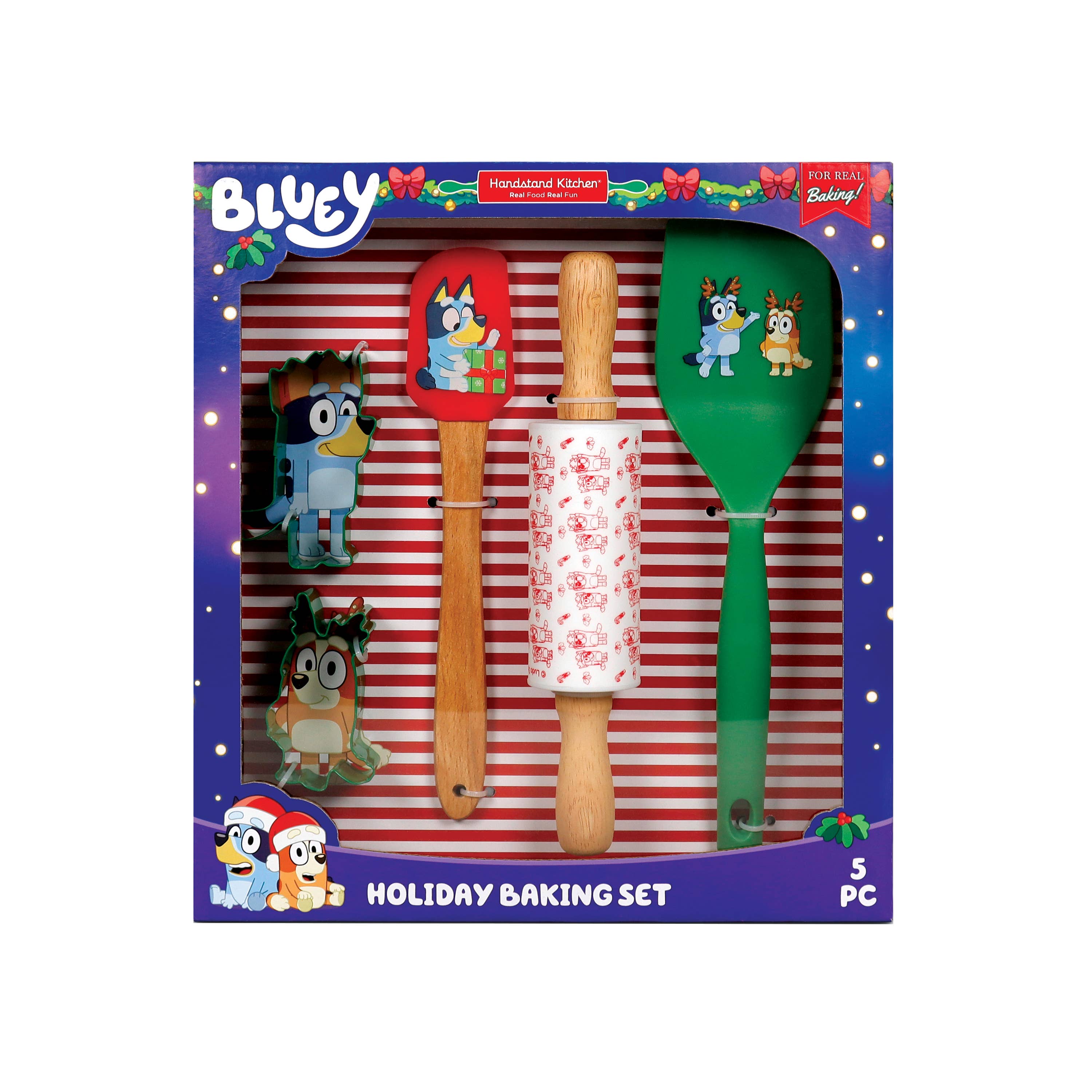 BLUEY Holiday Baking Set – Cookie Cutters & Tools
