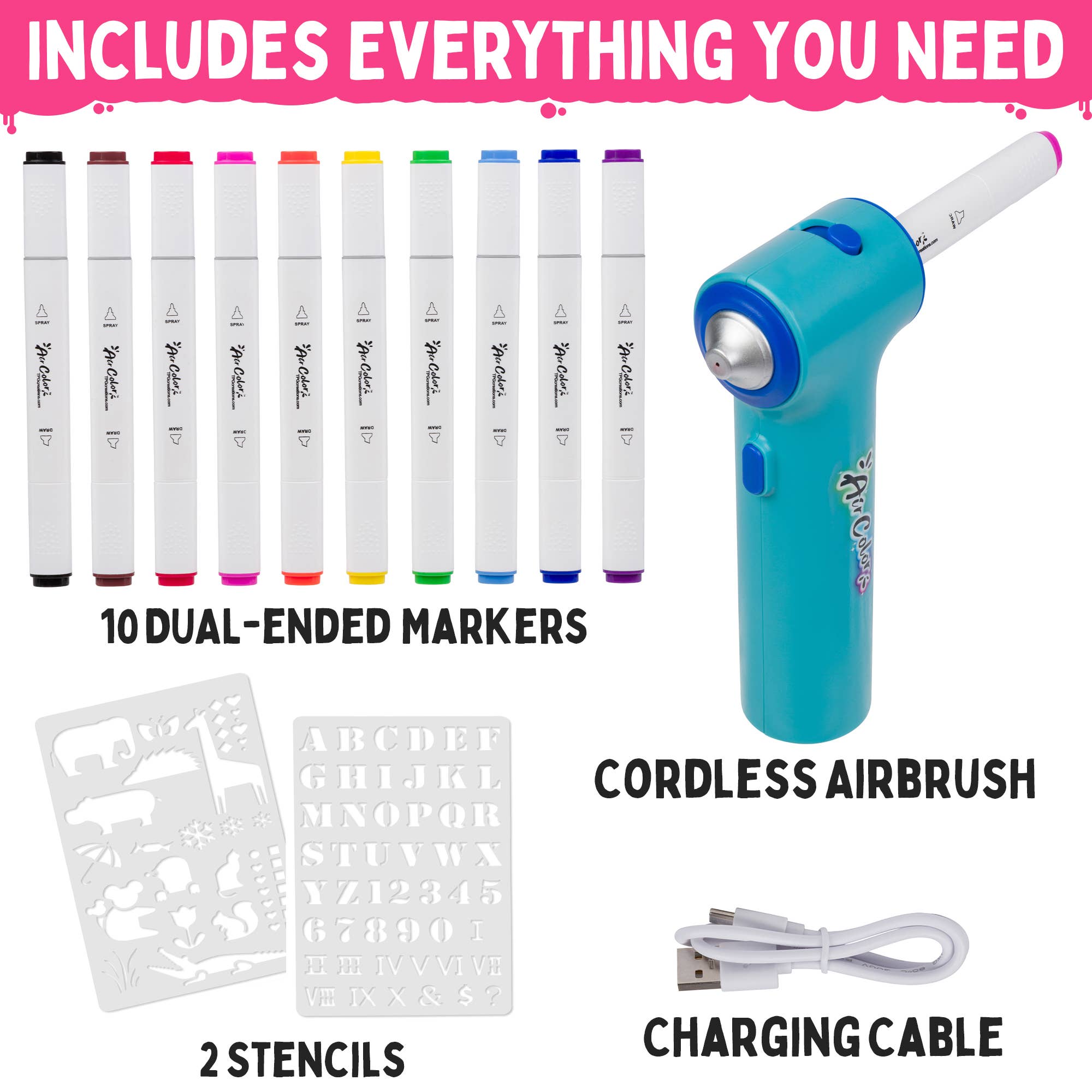 Aircolor Airbrush Kit