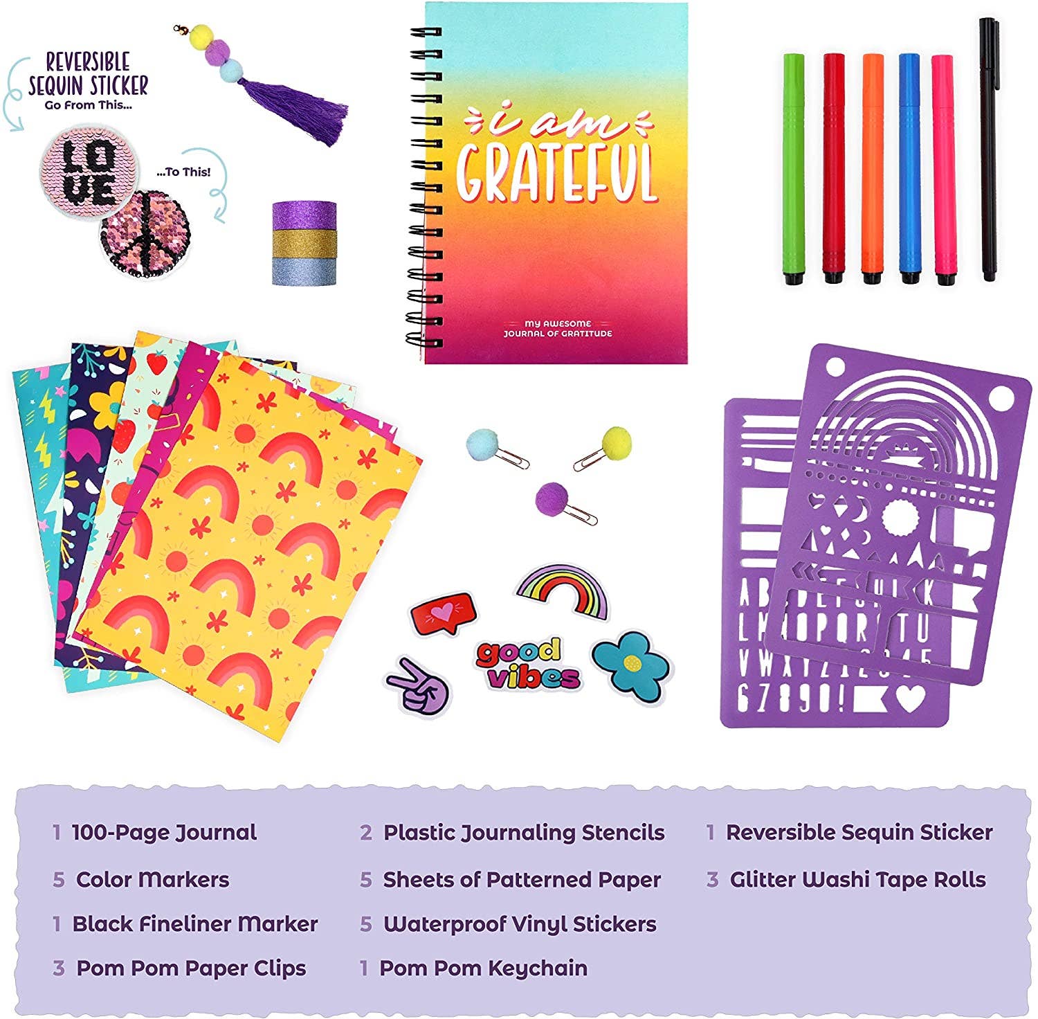 DIY Gratitude Affirmation Journal Set