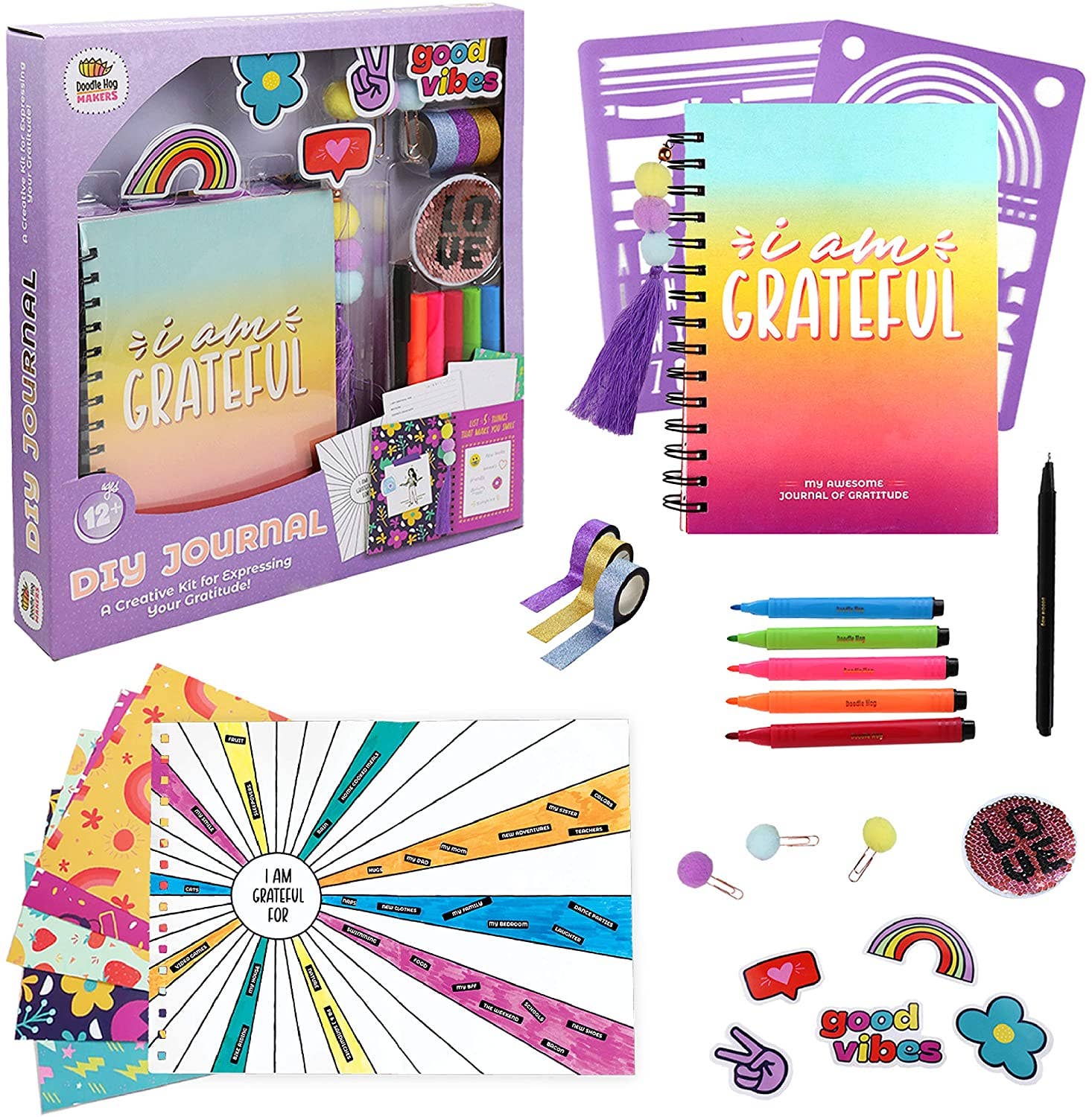 DIY Gratitude Affirmation Journal Set