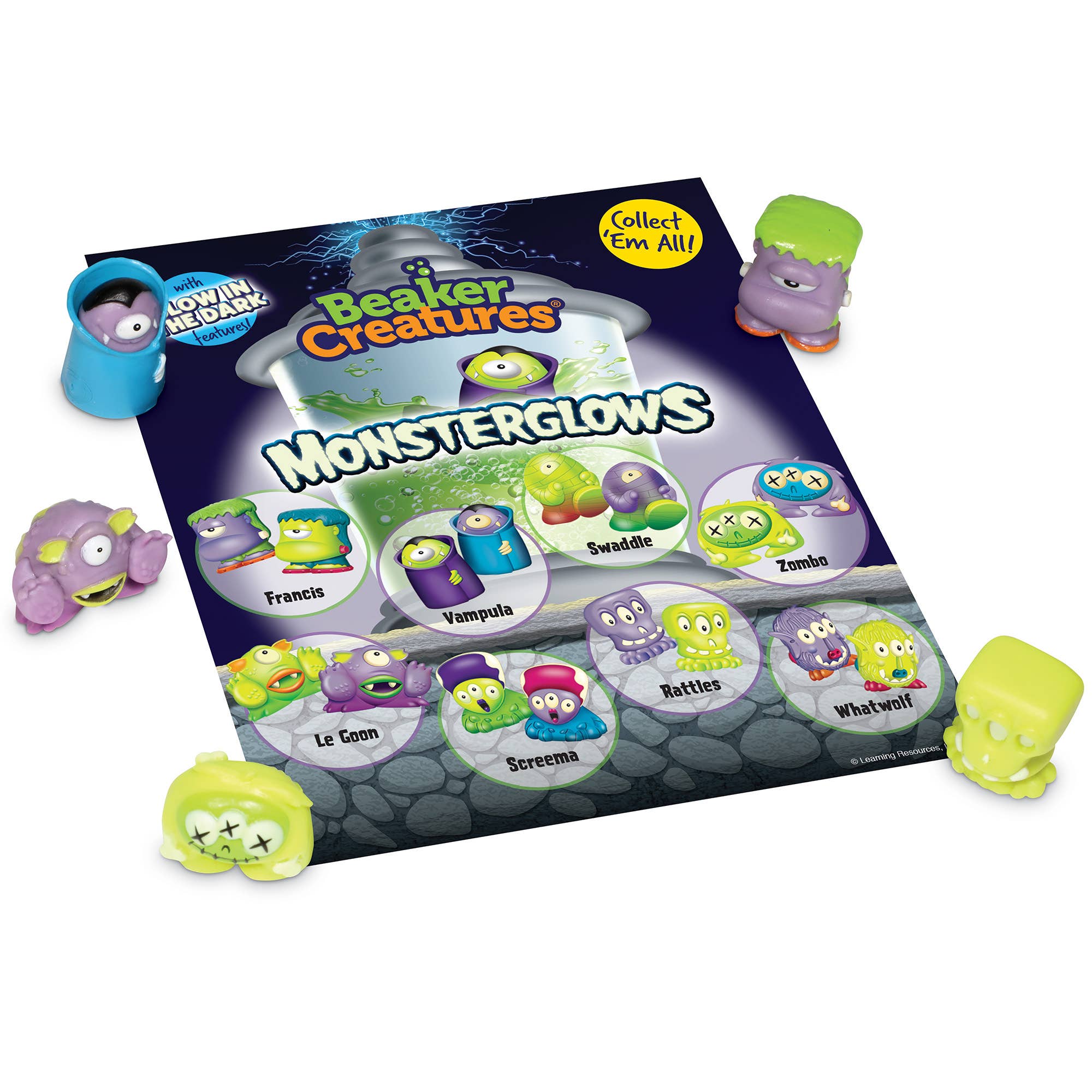 Beaker Creatures® Monsterglow 5-pack