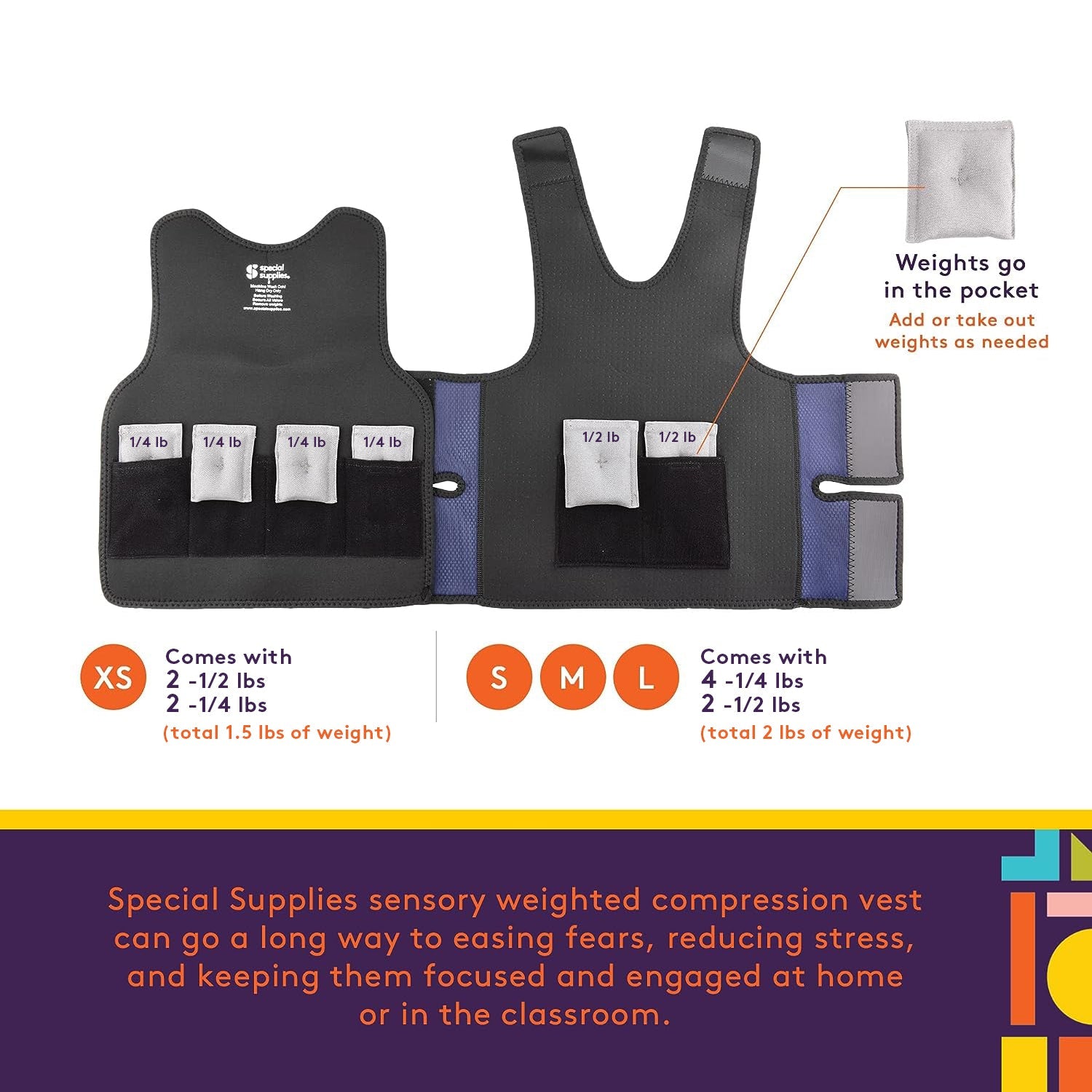 WEIGHTED - Sensory Compression Vest
