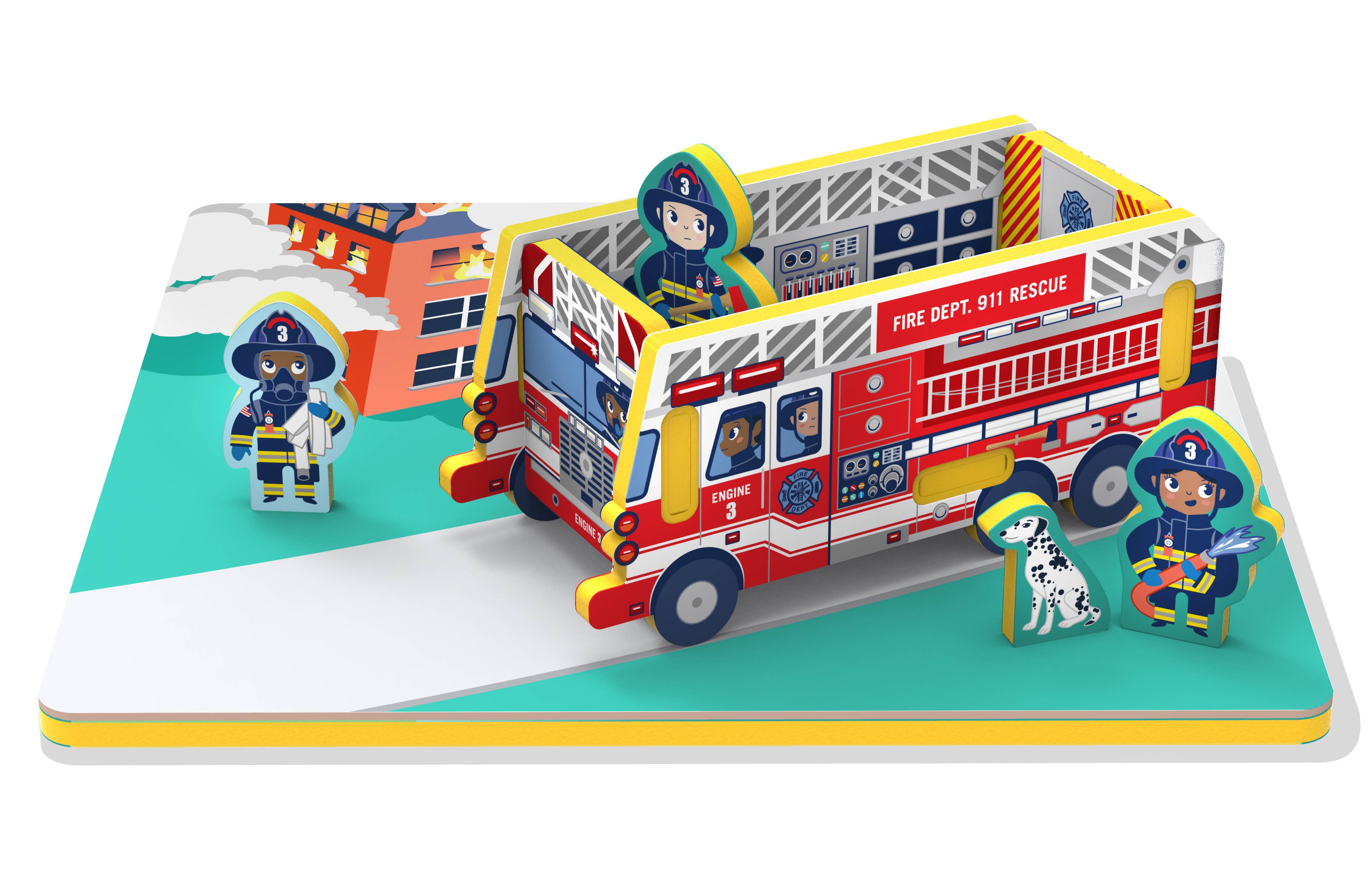 Fire Truck Play Puzzle