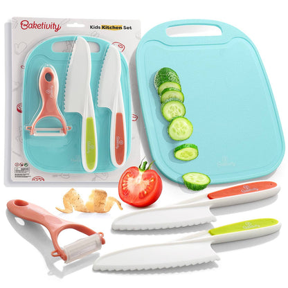 Kid Safe Knives Set for Real Cooking