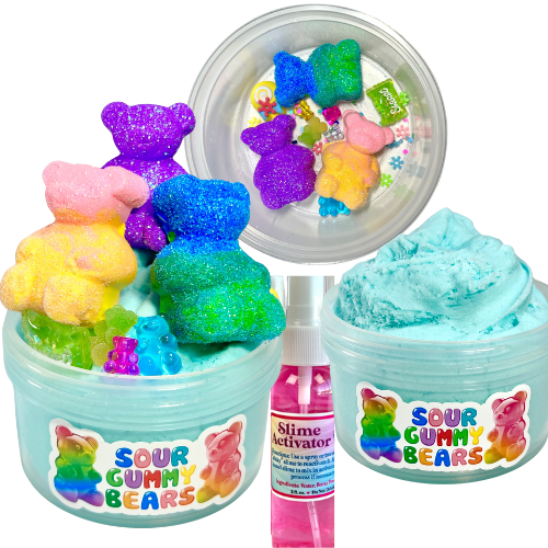 Sour Gummy Bear Slime Kit