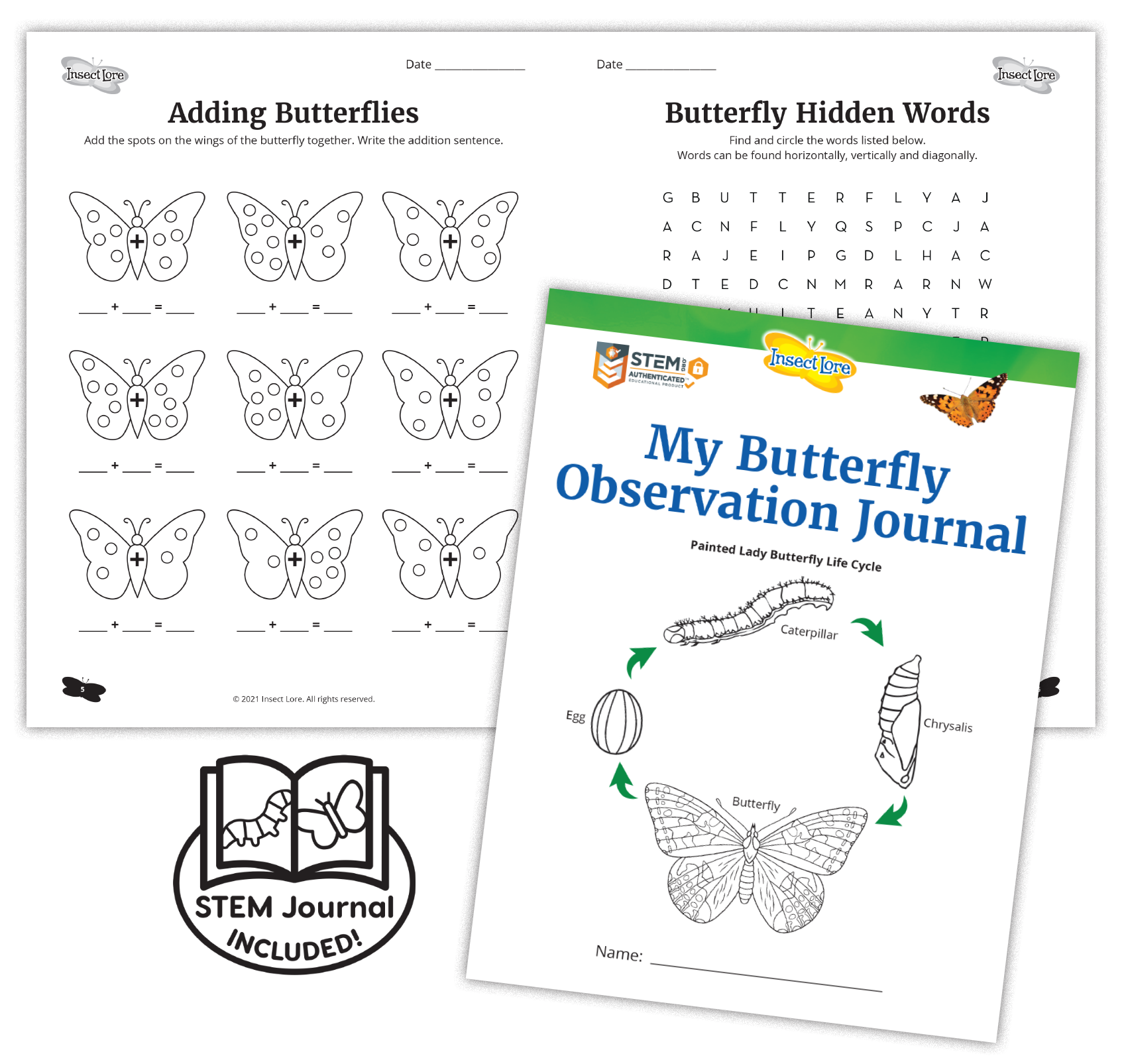 Butterfly Life Cycle Curriculum Kit