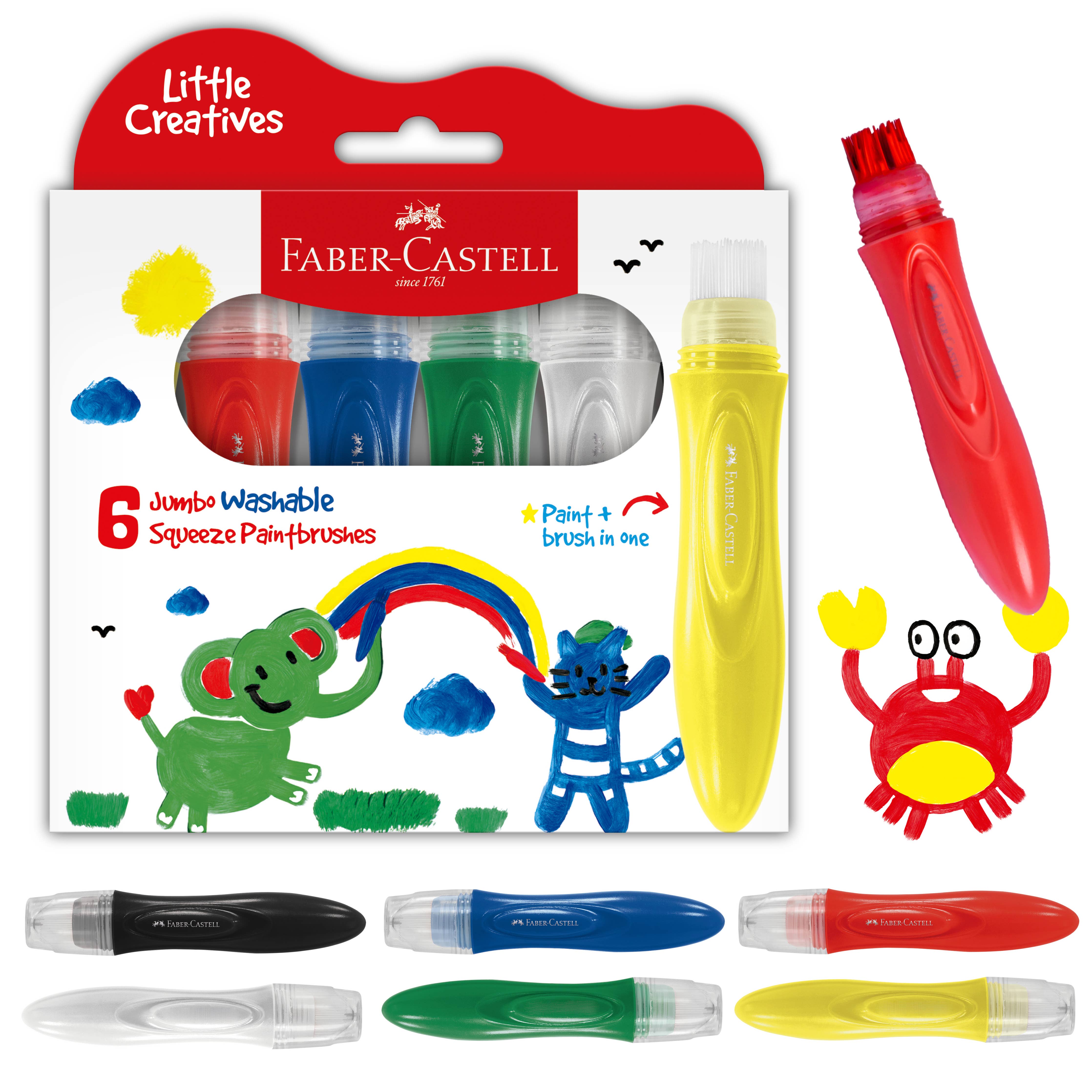 Little Creatives Jumbo Squeezing Paintbrush