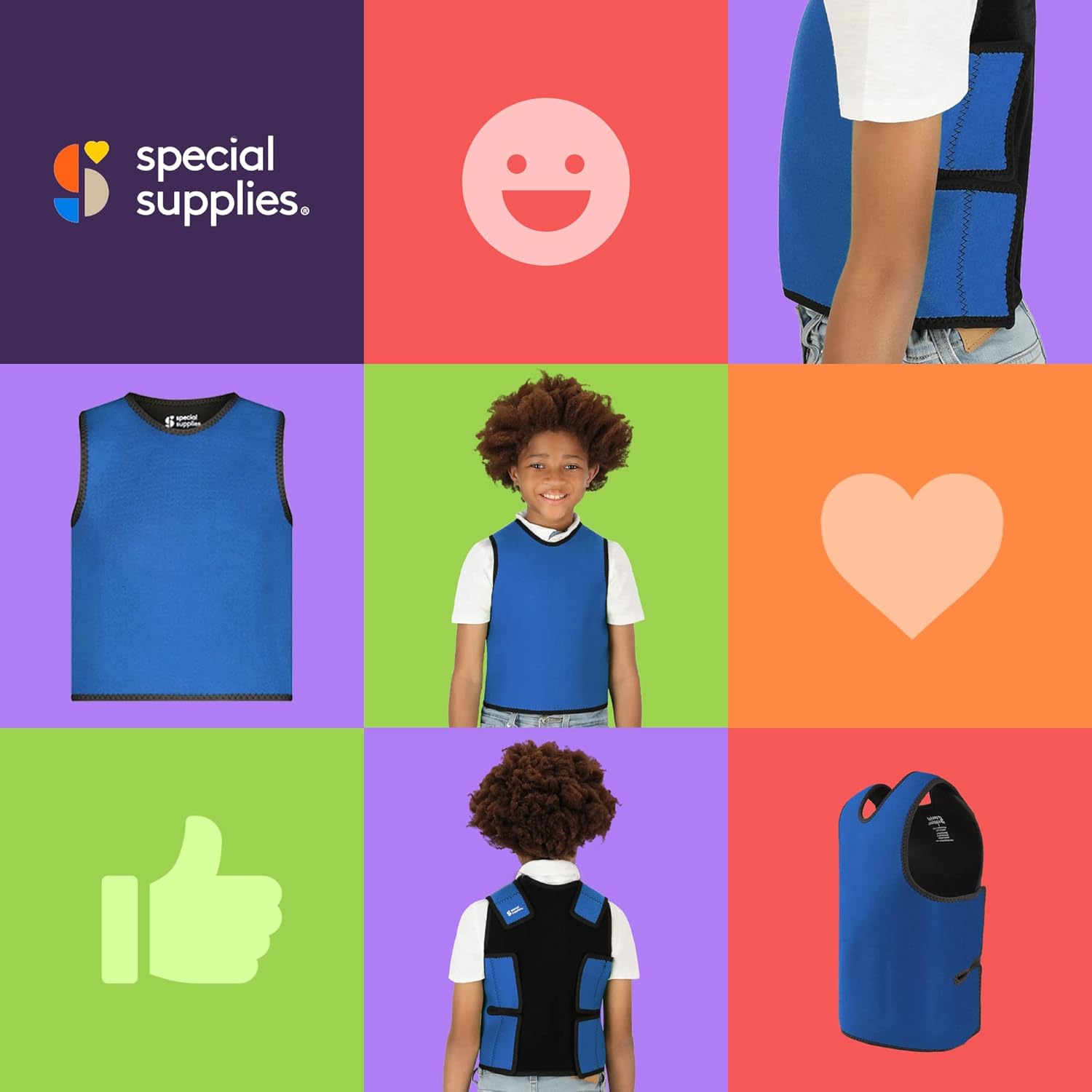 Deep Pressure Sensory Compression Vest