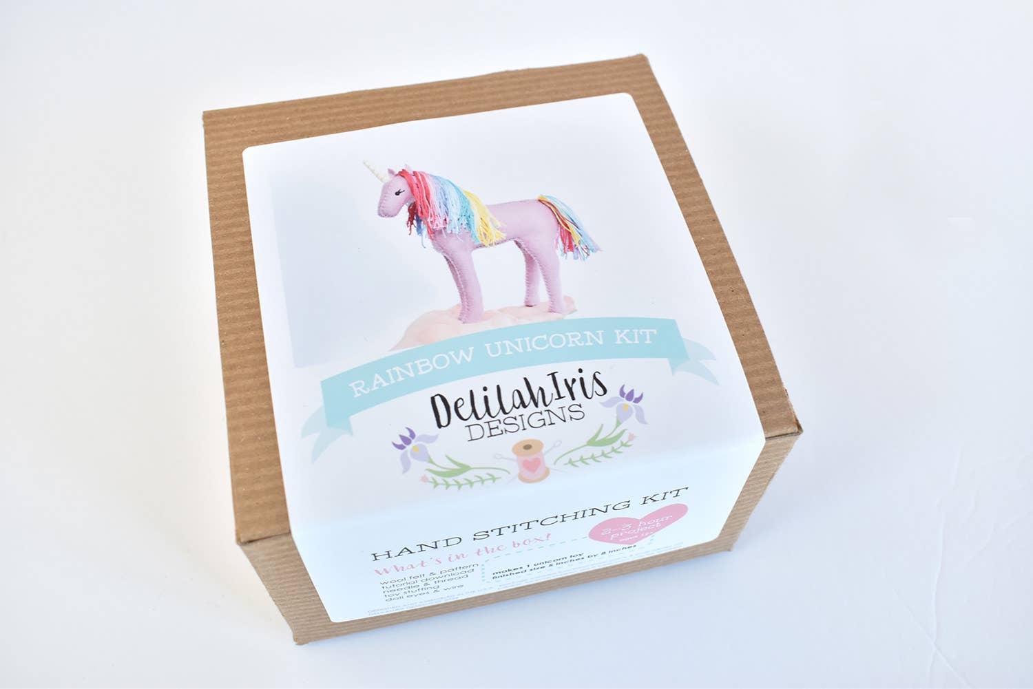 DIY Felt Sewing Craft Kit - Rainbow Unicorn