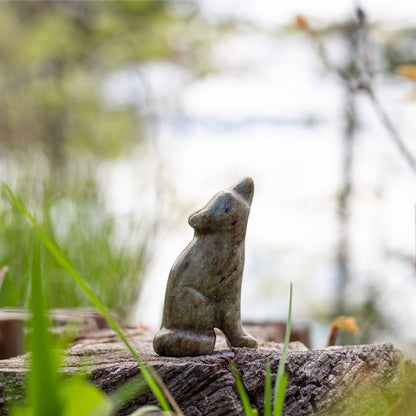 Bear & Wolf Soapstone Carving and Whittling