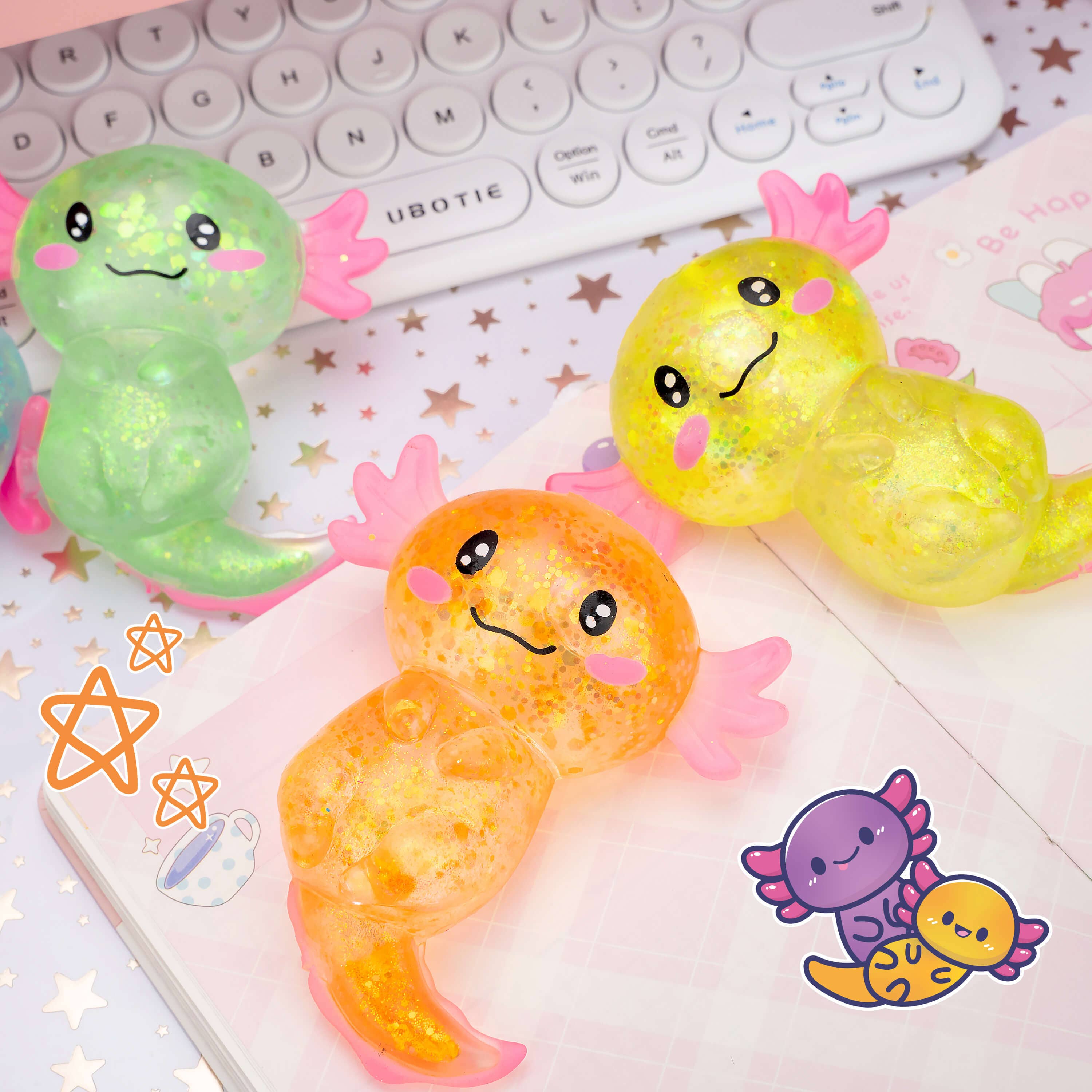 Gummy Axolotl Sensory Squishy