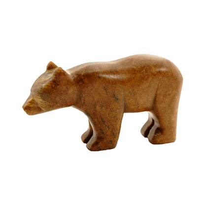 Bear & Wolf Soapstone Carving and Whittling