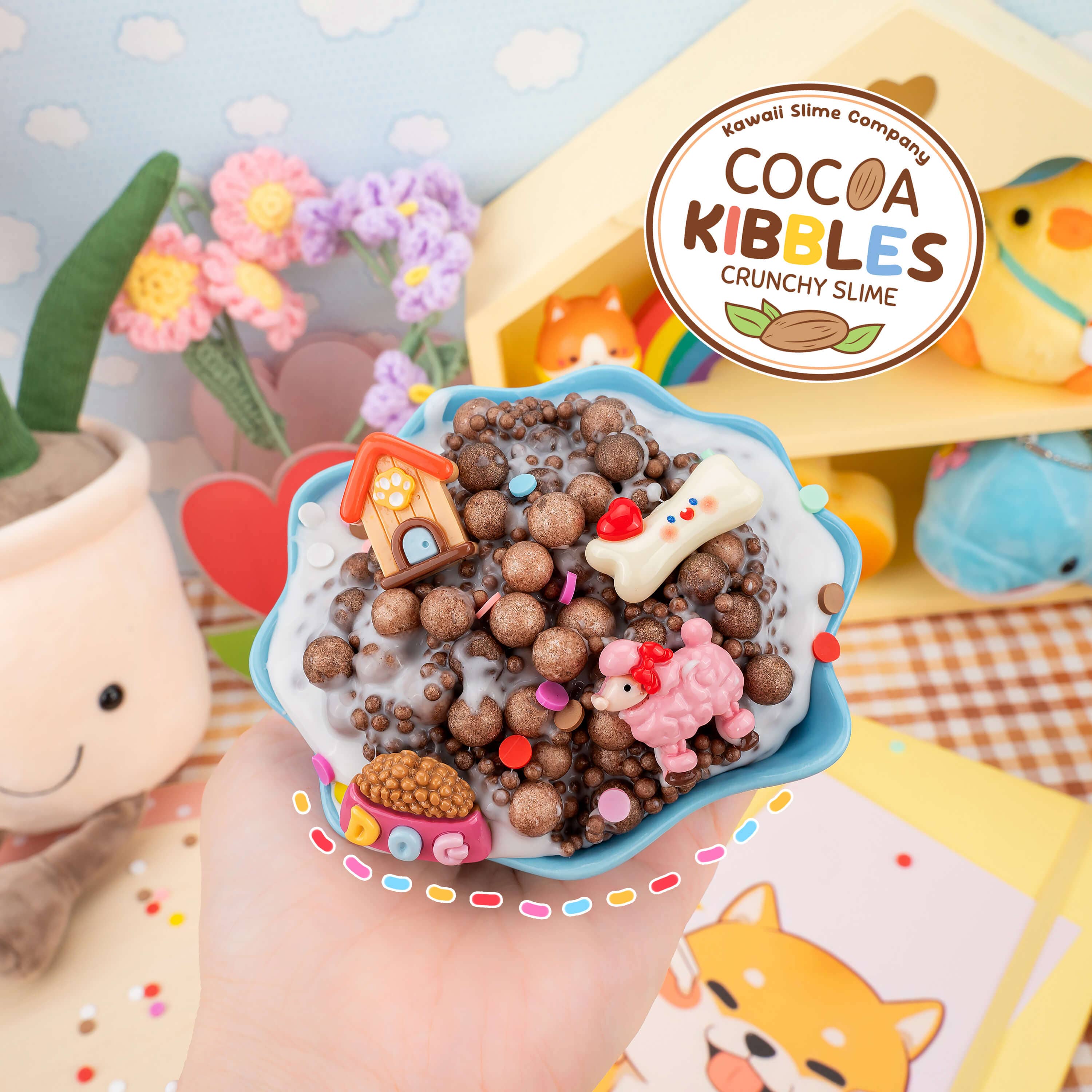 Cocoa Kibbles Crunchy Slime