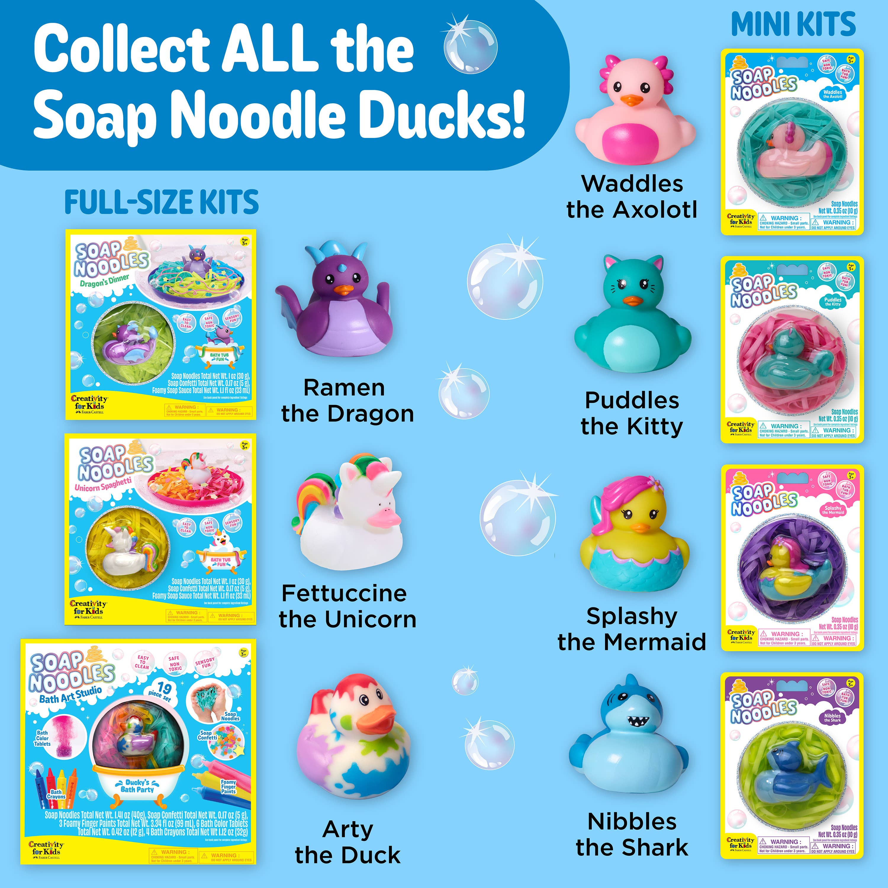 Soap Noodles Bath Art Studio Bathtime Activity Kit