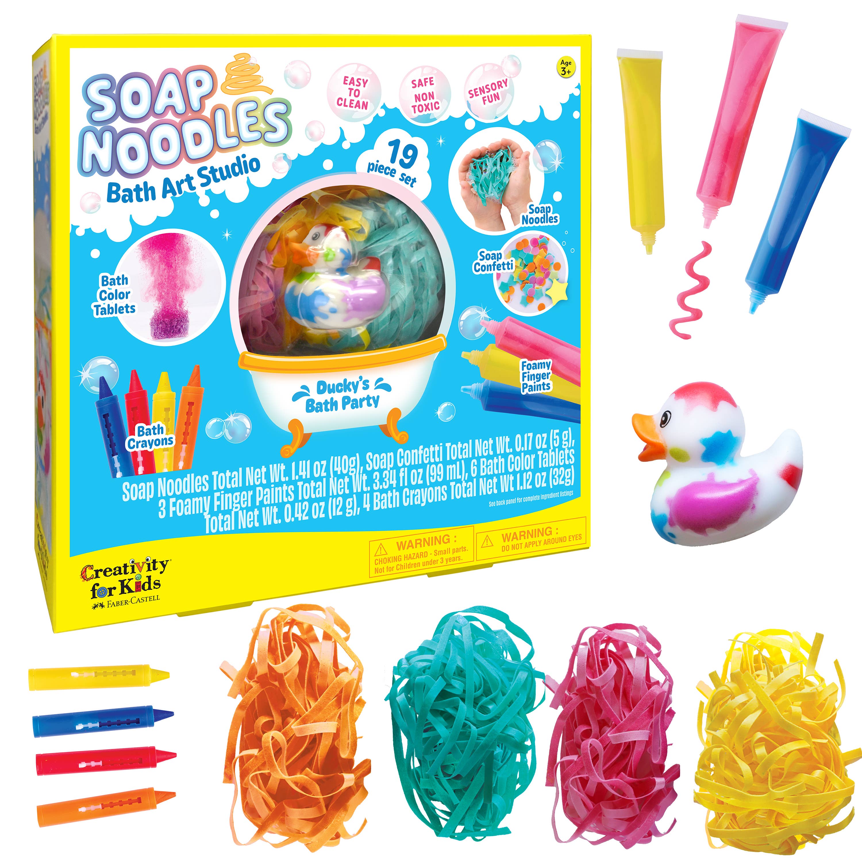 Soap Noodles Bath Art Studio Bathtime Activity Kit