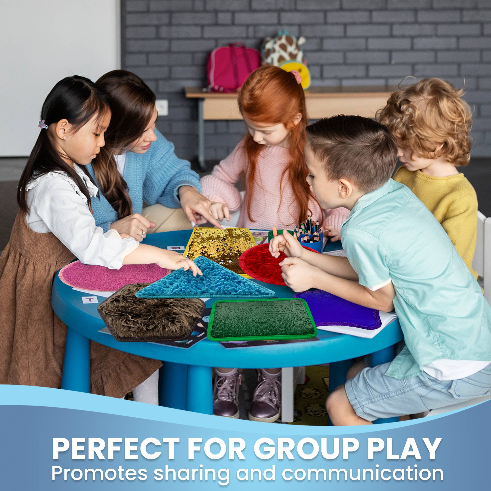 Shapes & Texture Sensory  Mats