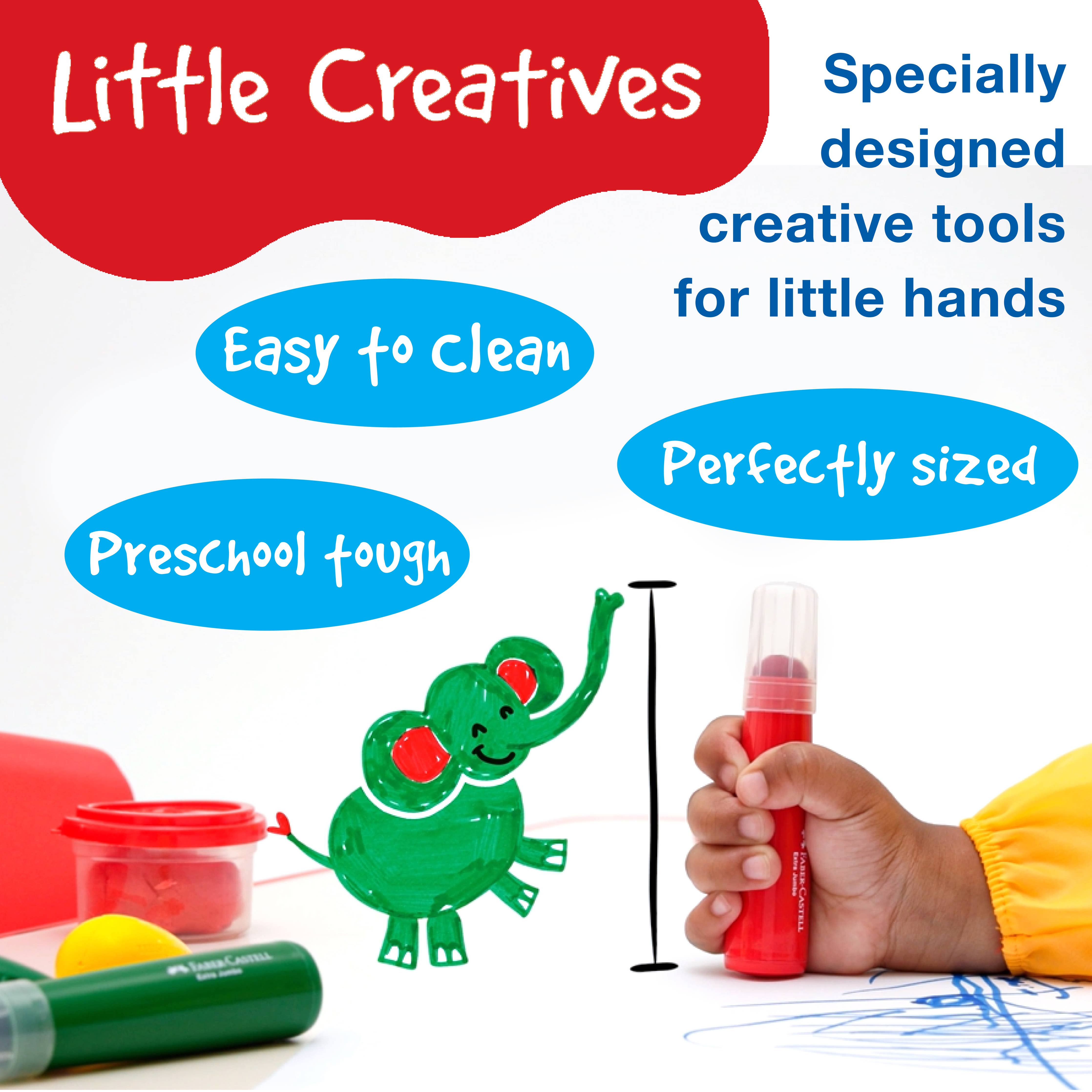 Little Creatives Jumbo Squeezing Paintbrush