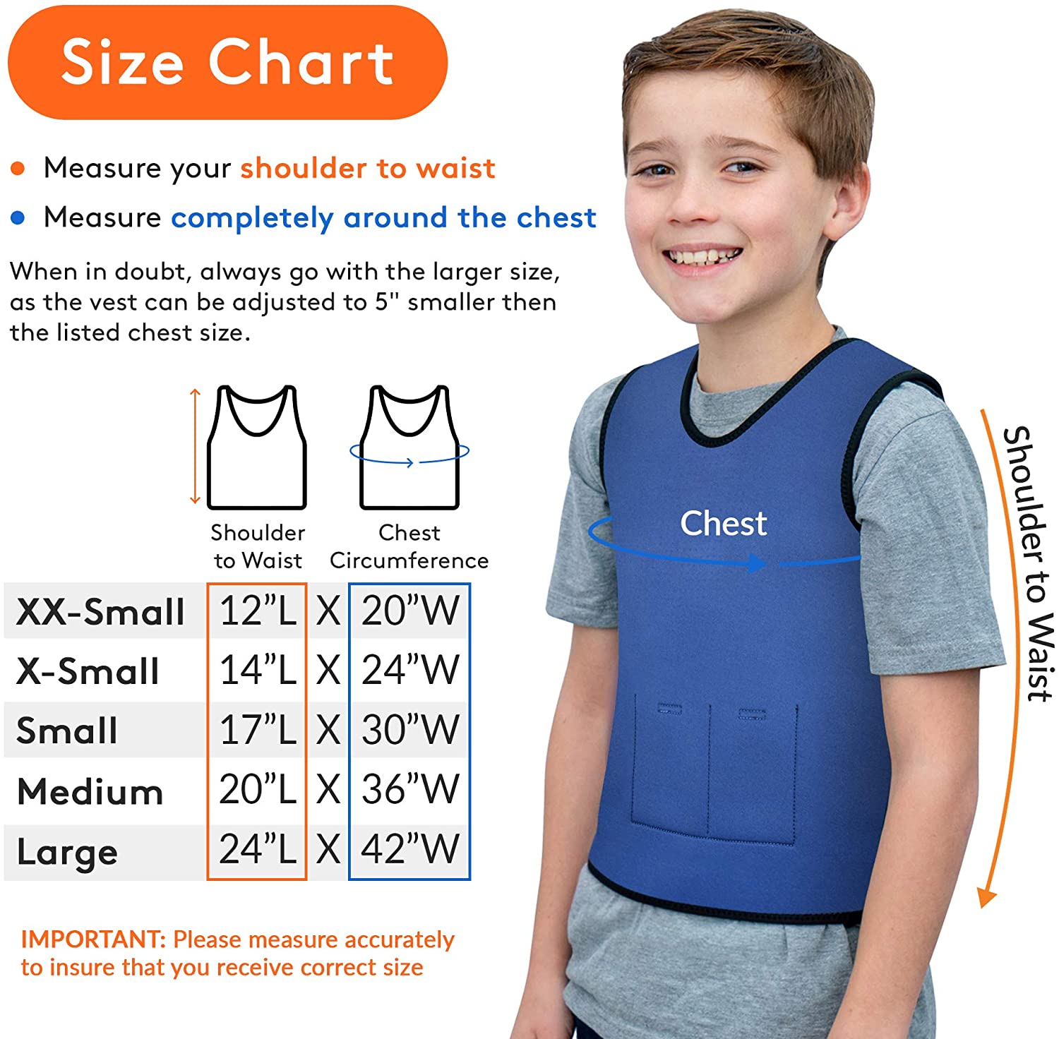 WEIGHTED - Sensory Compression Vest