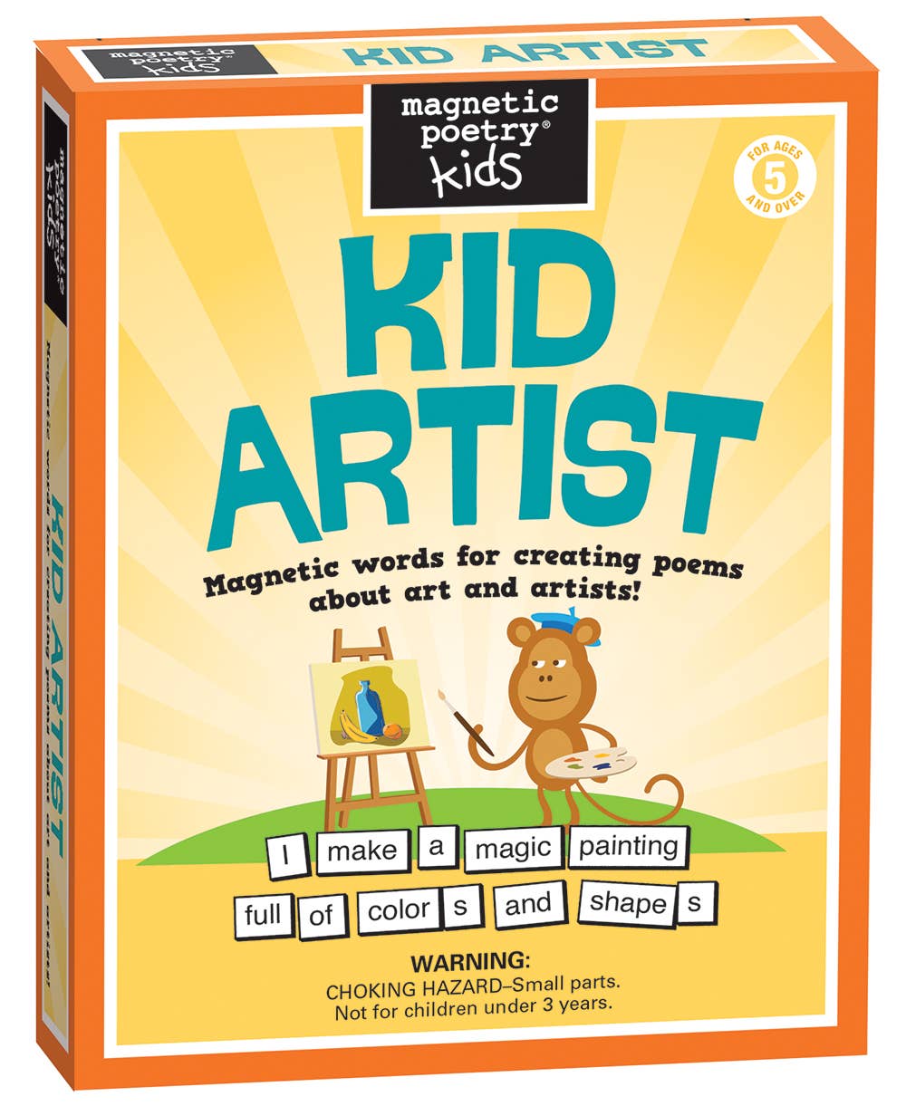 Kid Artist Magnetic Poetry Kit with Easel