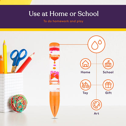 Liquid Motion Pens 6pk Hourglass Timer Pens