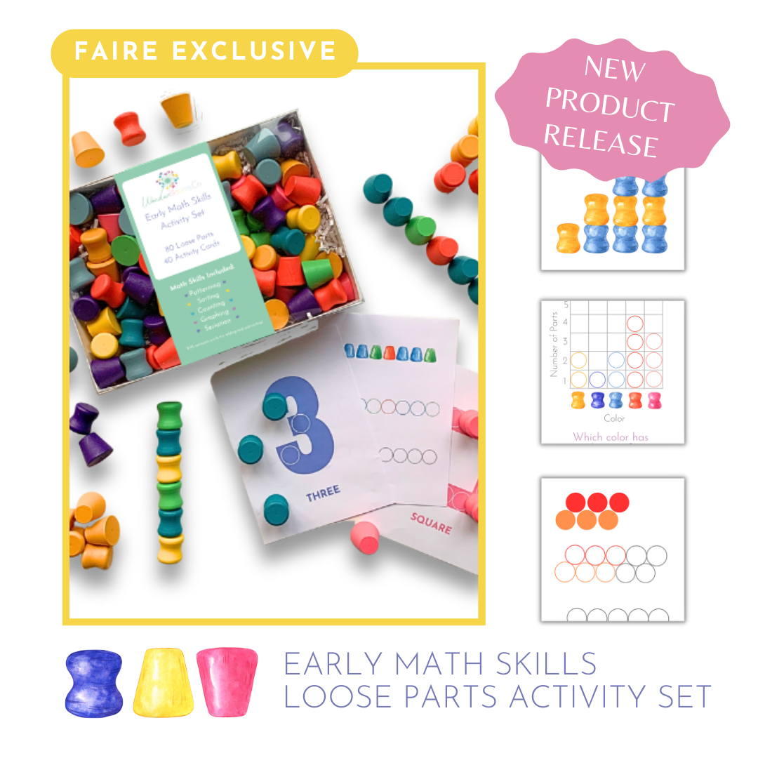 Early Math Skills Loose Parts Activity Set