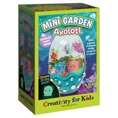 Grow a Mini Garden - Axolotl - DIY Craft Kit for Kids