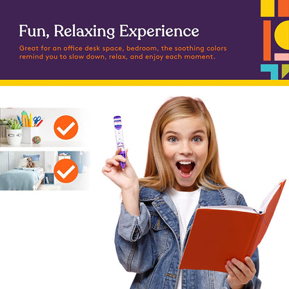 Liquid Motion Pens 6pk Hourglass Timer Pens