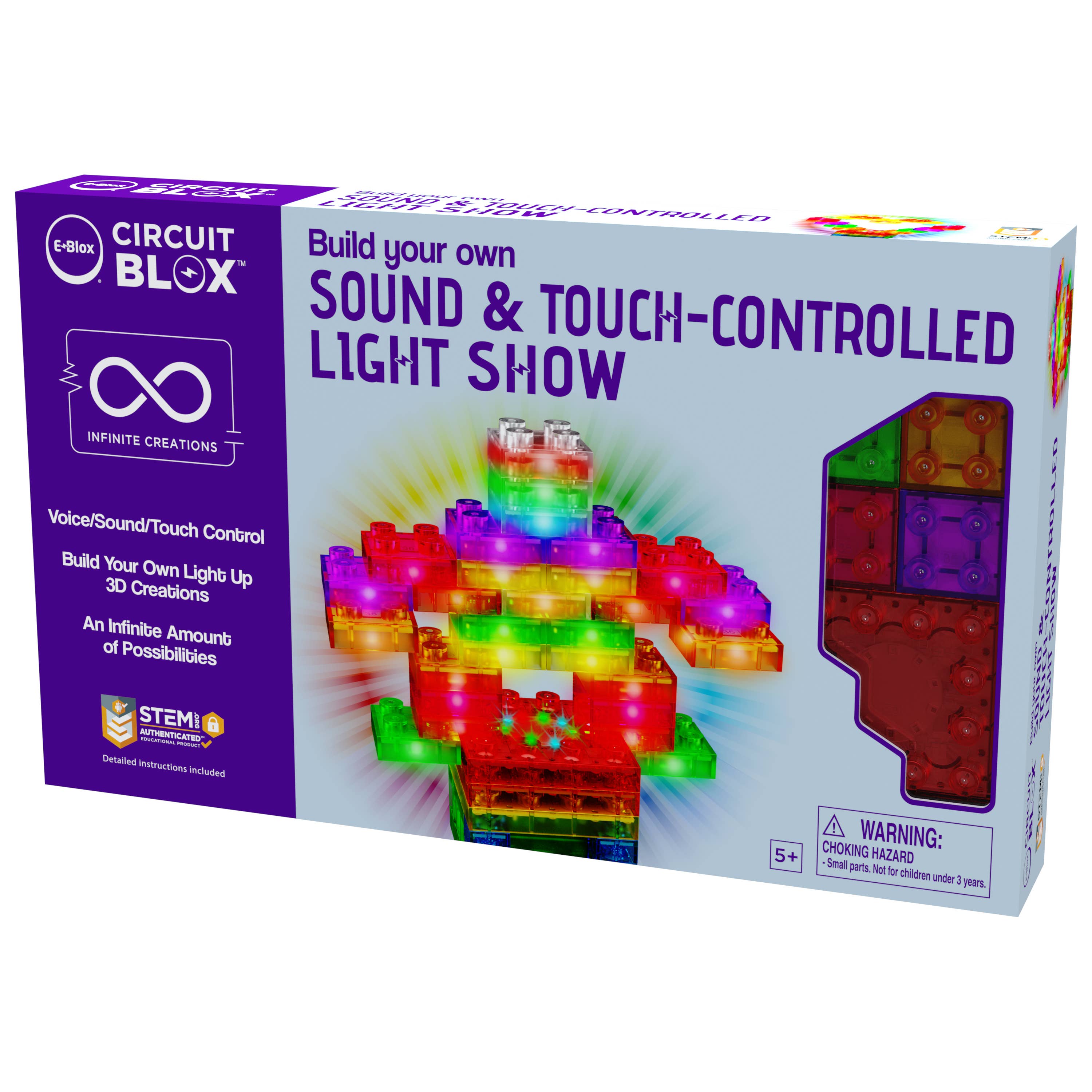 E-Blox Touch and Sound Controlled Light Show