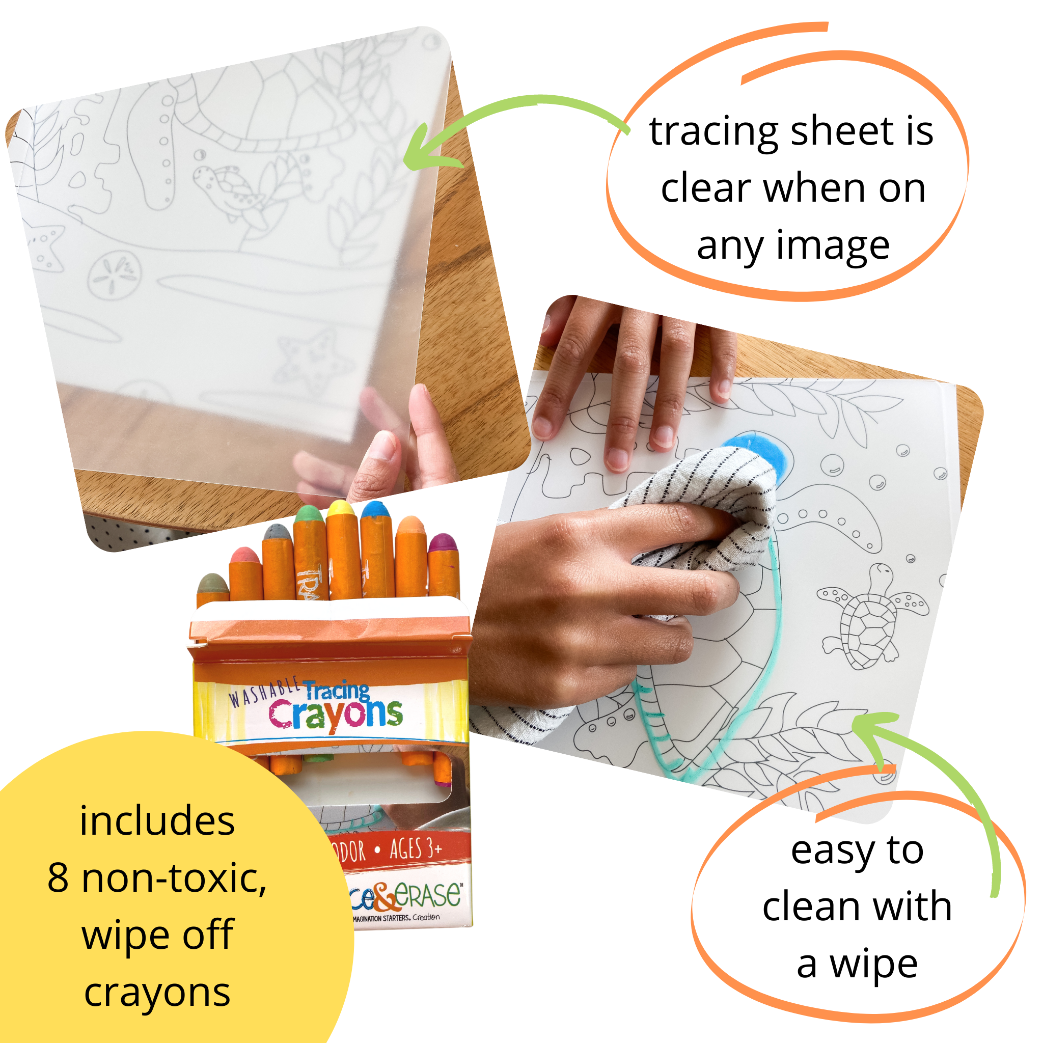 Trace Erase Smart Start Drawing Set