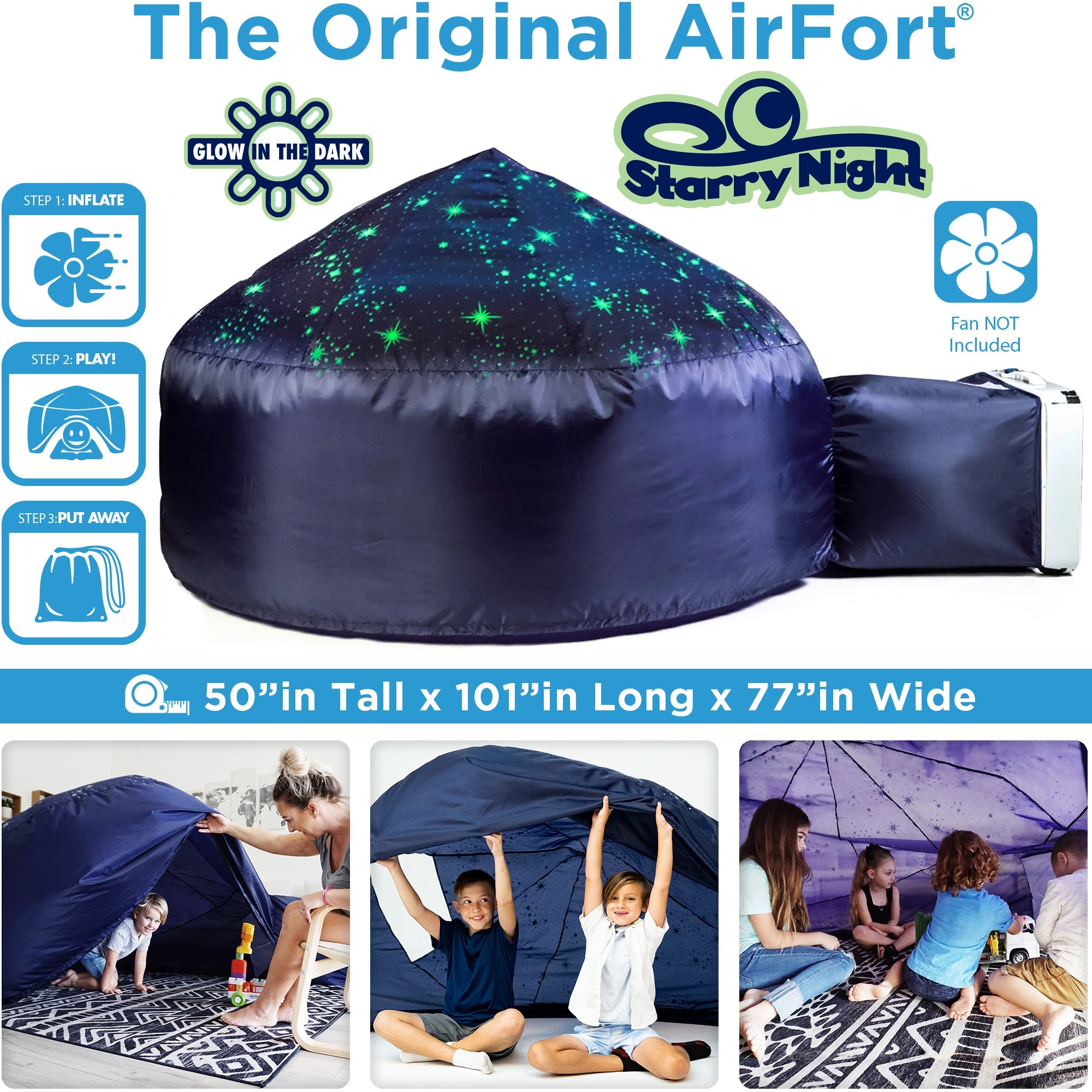 Starry Night (Glow) AirFort Play Station