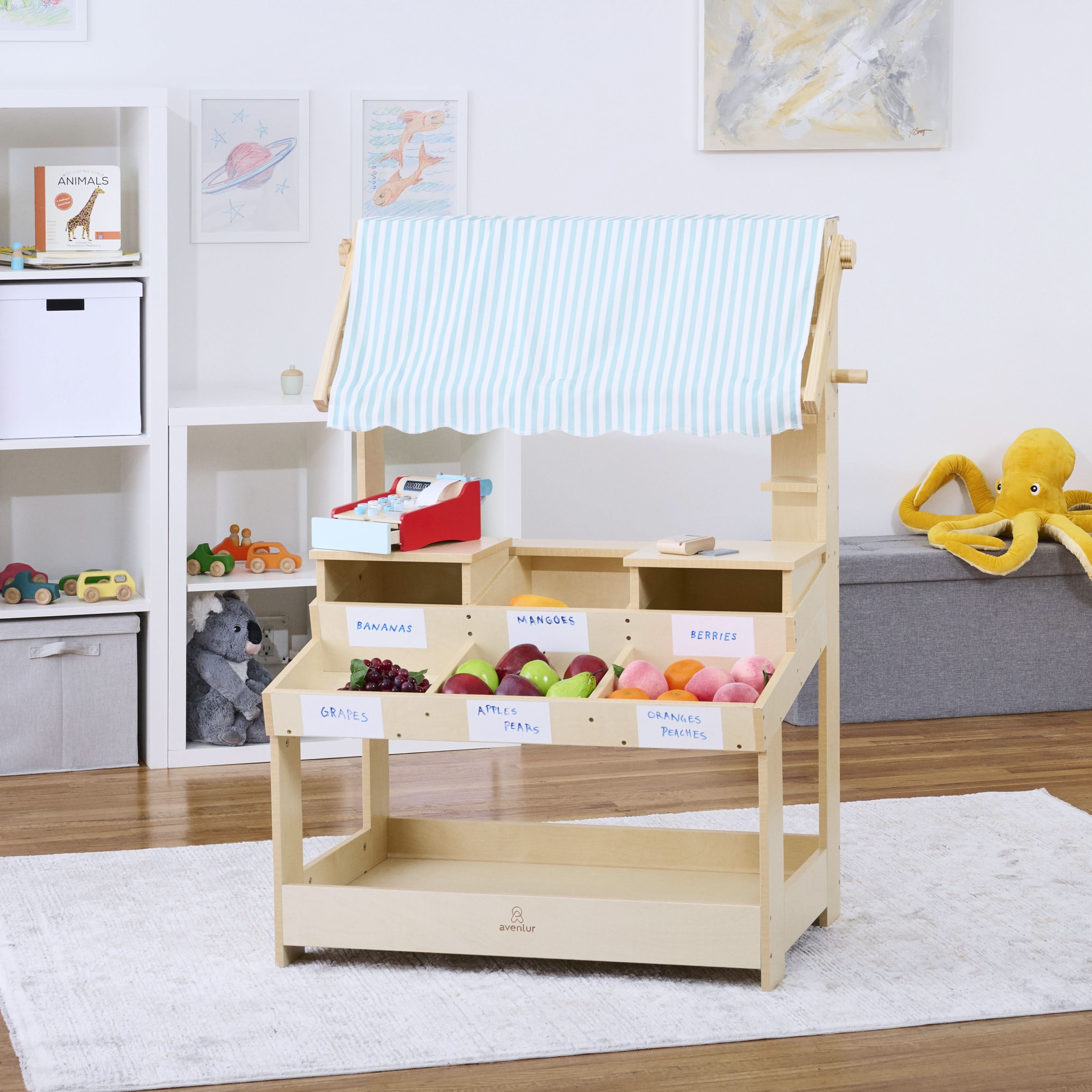 Cypress Wooden Market Stand