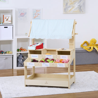 Cypress Wooden Market Stand