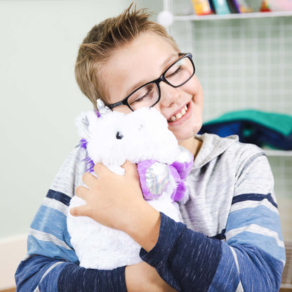 Washable Sensory Plush Lap Pad Unicorn