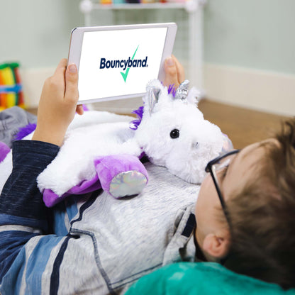 Washable Sensory Plush Lap Pad Unicorn