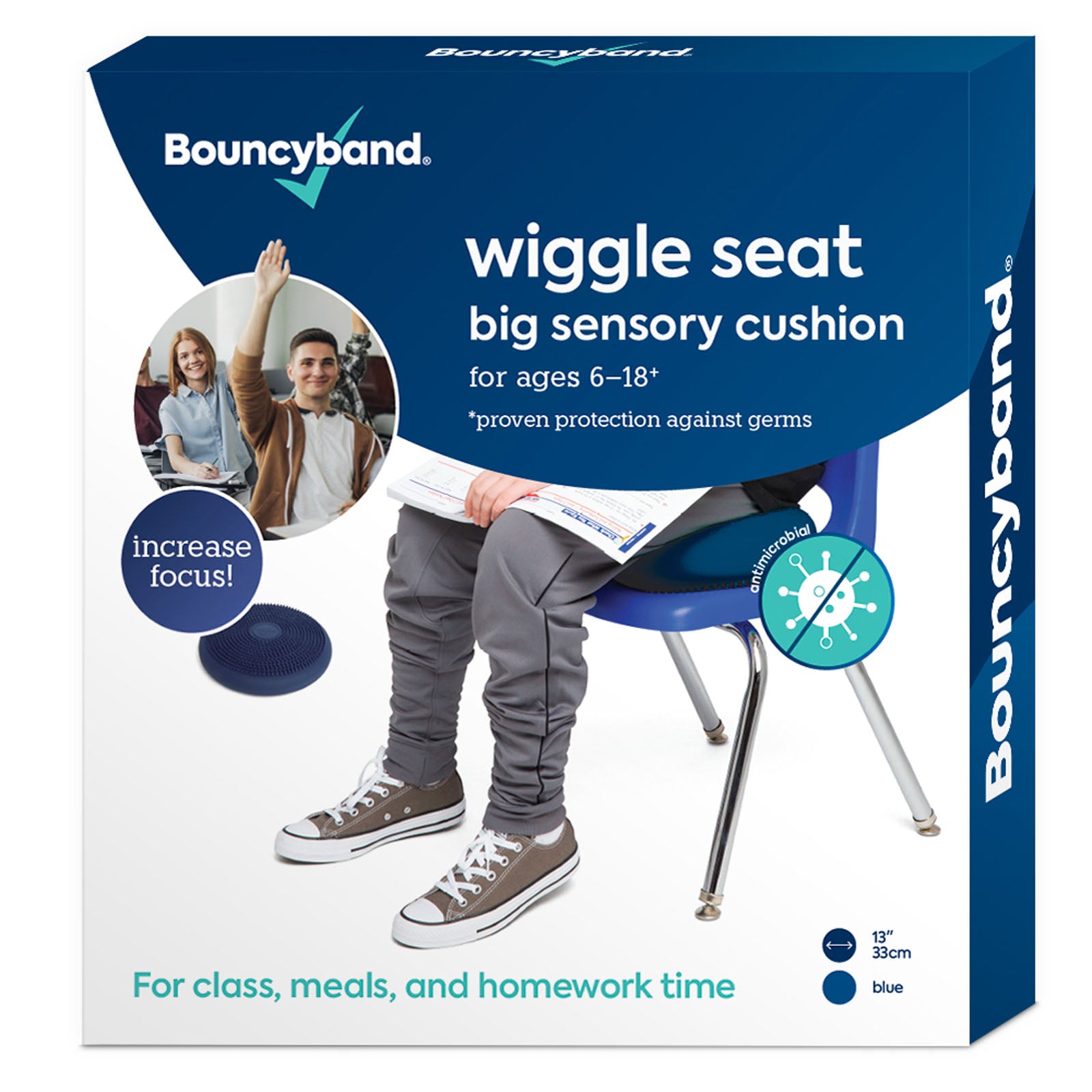 Antimicrobial Big Wiggle Seat Sensory Cushion