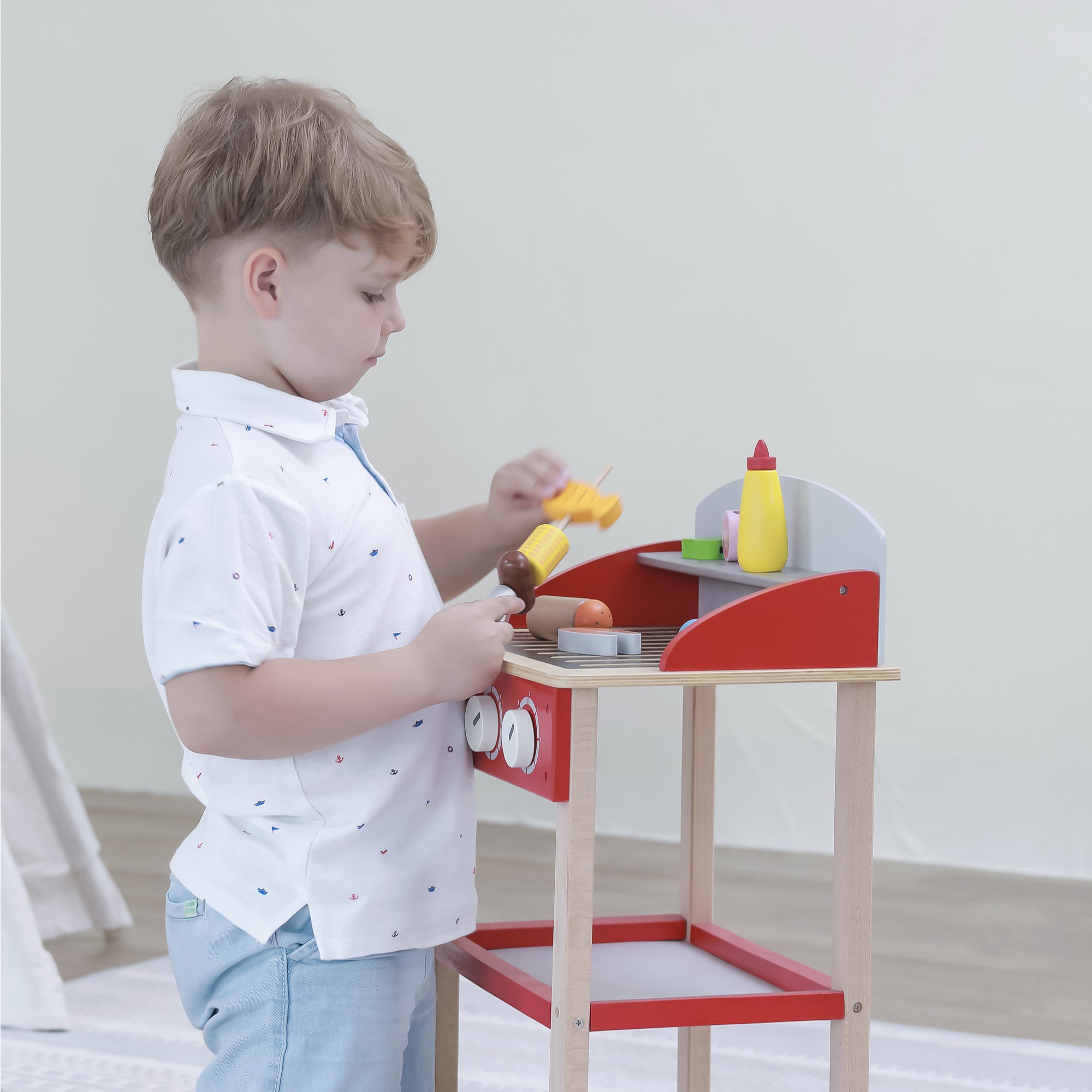 Dramatic Play Grill Playset