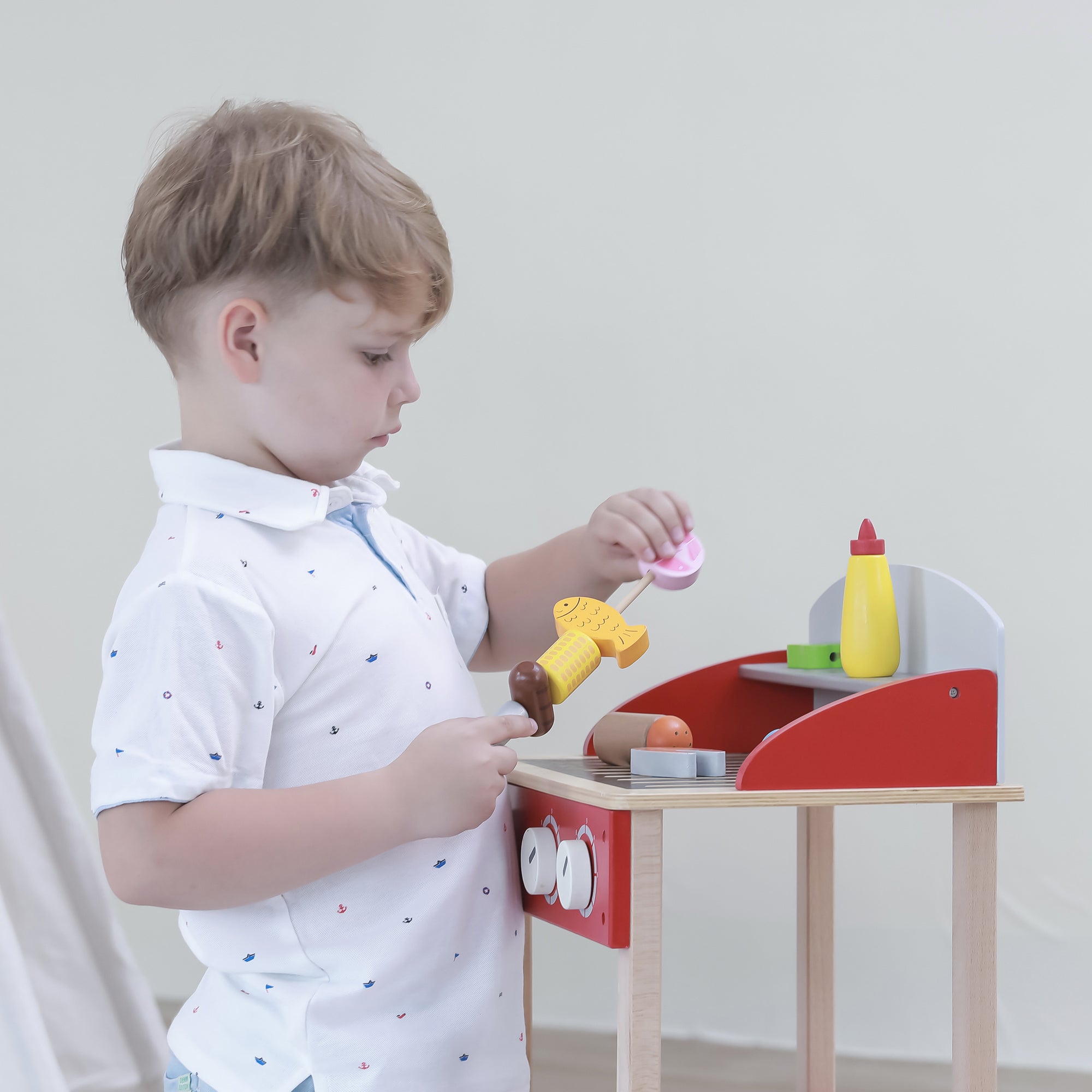 Dramatic Play Grill Playset