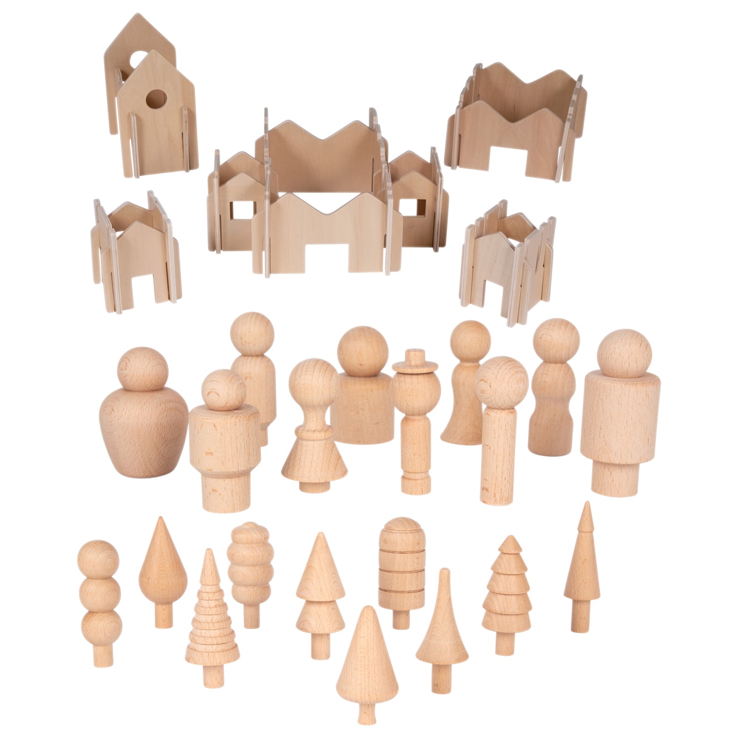 Wooden Figures Early Years Inclusion & Diversity Kit