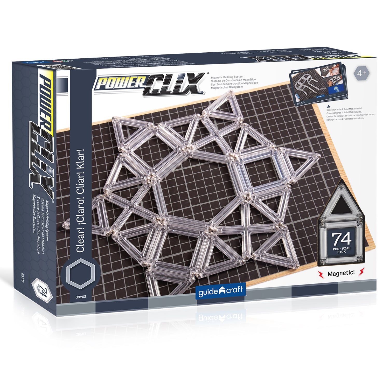 PowerClix® Magnetic Building Set 74pc