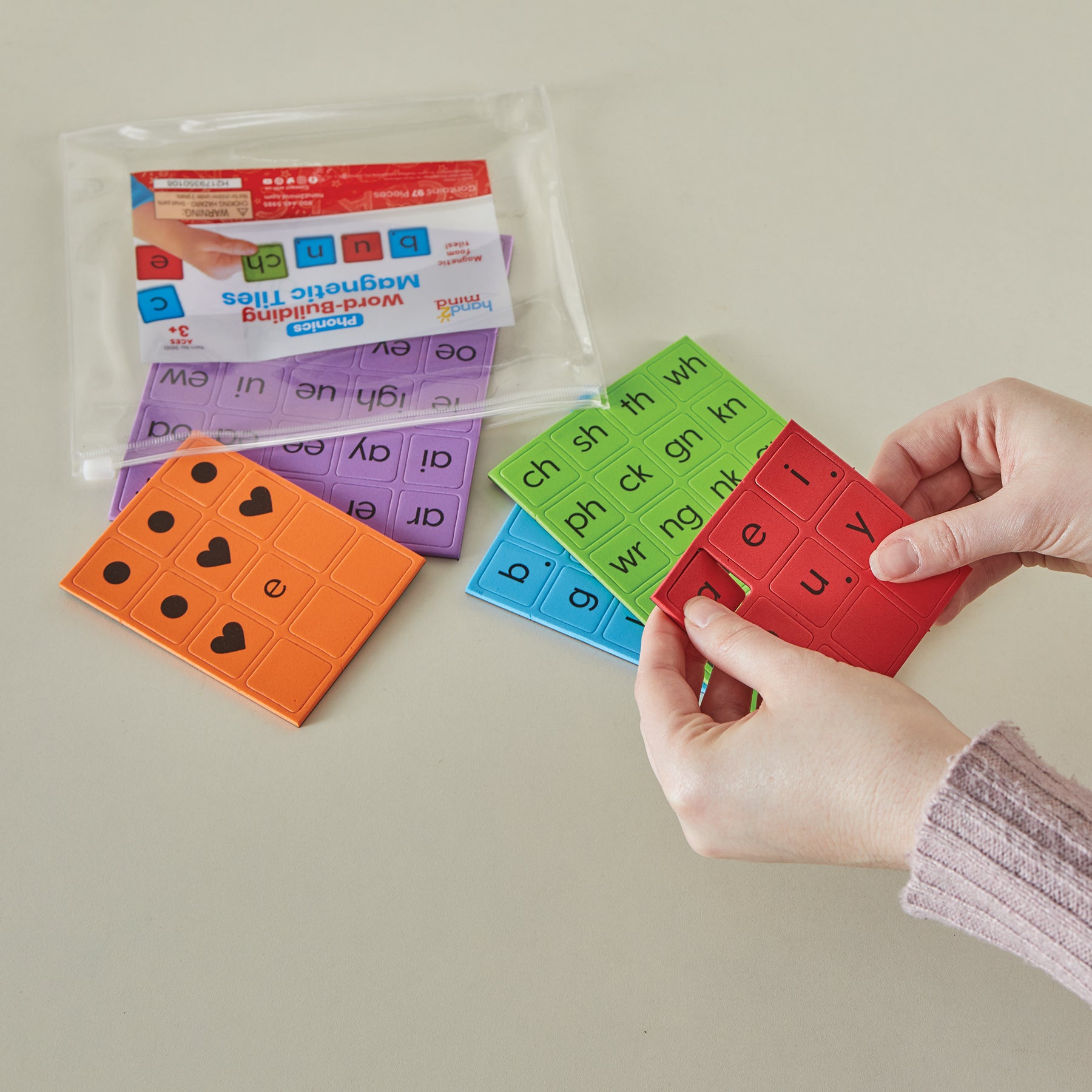 Phonics Word-Building Magnetic Tiles