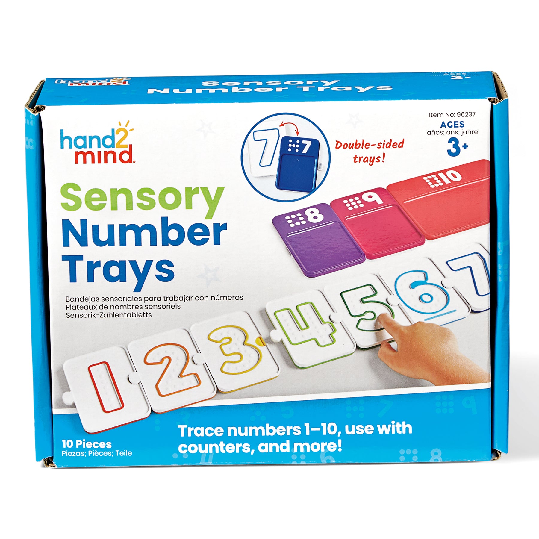 Sensory Number Trays