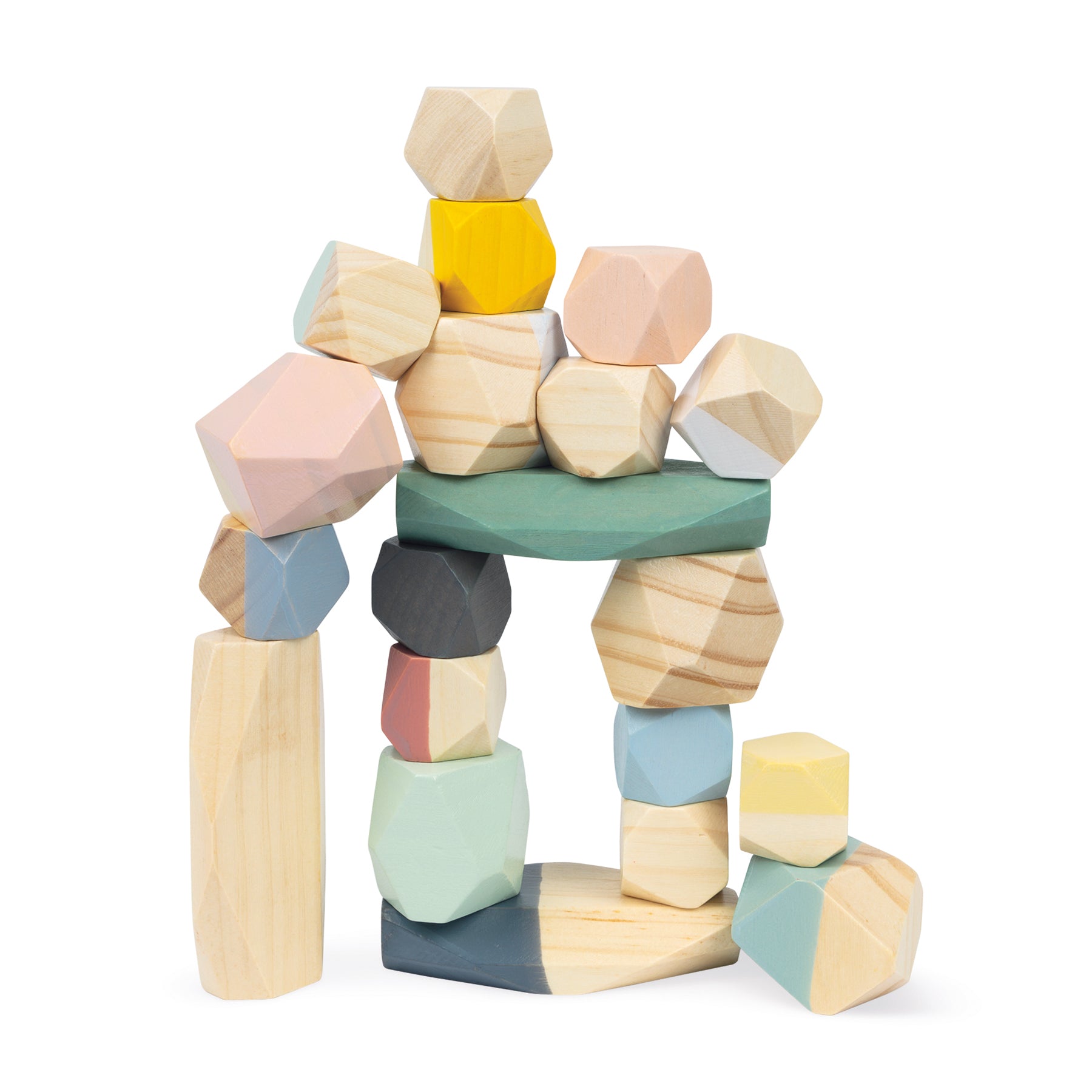 Wooden Stacking Stones