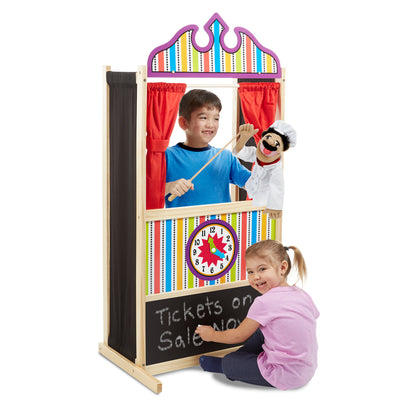 Deluxe Puppet Theater Dramatic Play Set