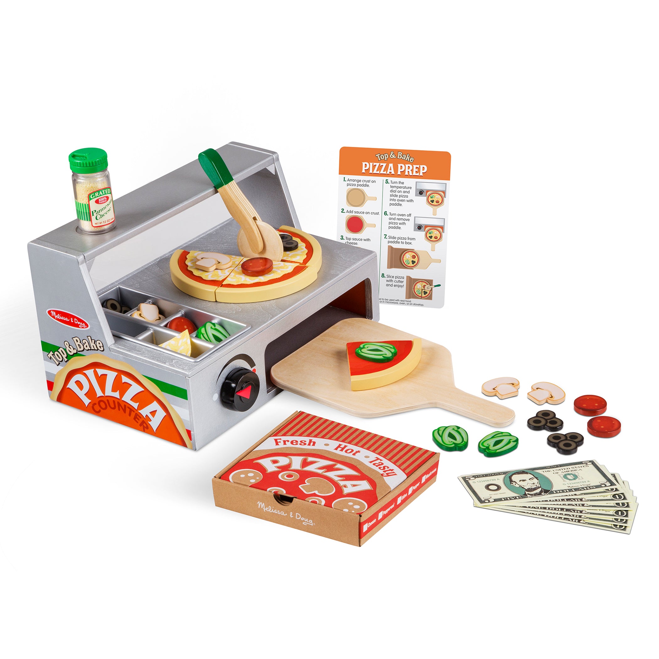 Pizza Counter Dramatic Play Set