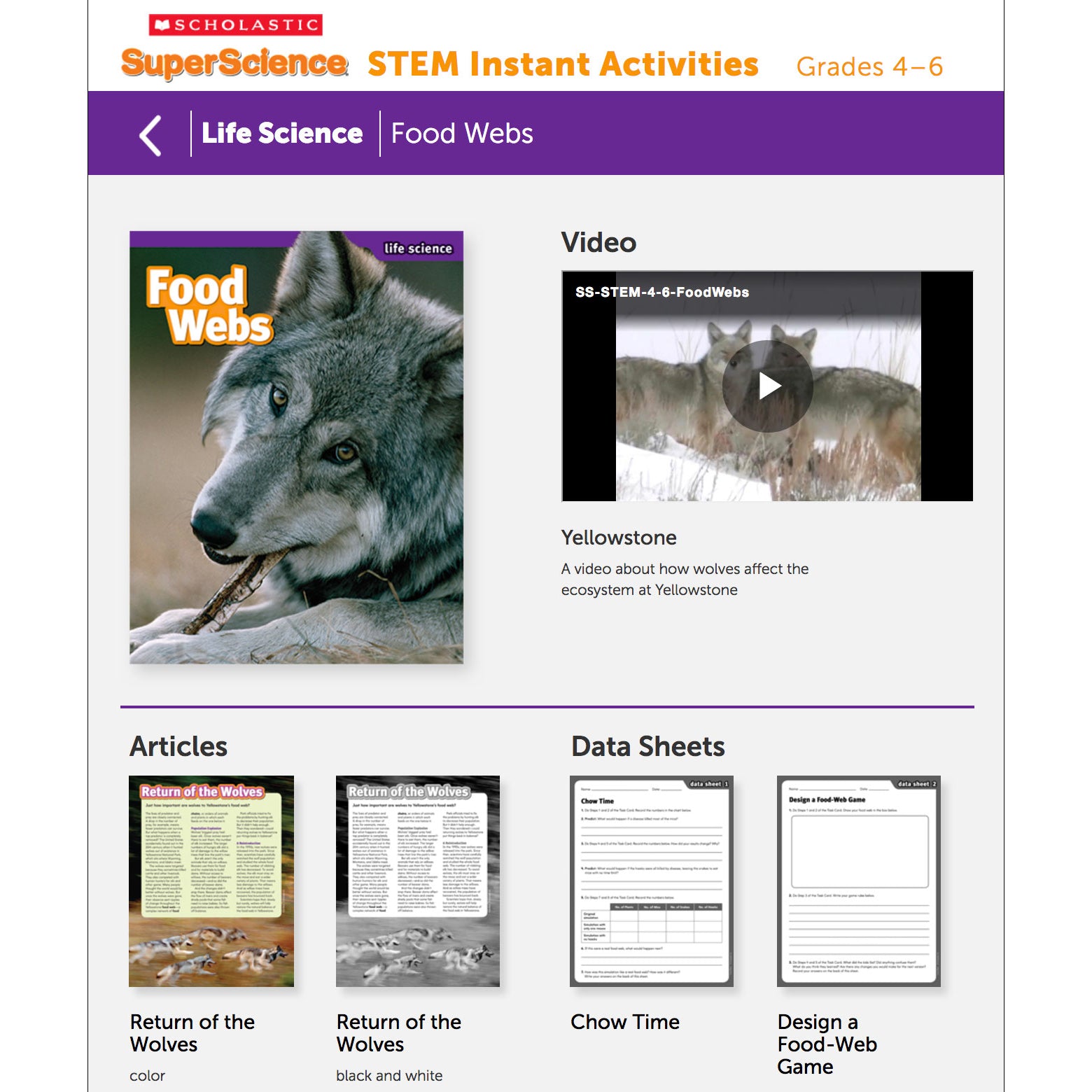 SuperScience STEM Instant Activities Grades 4-6