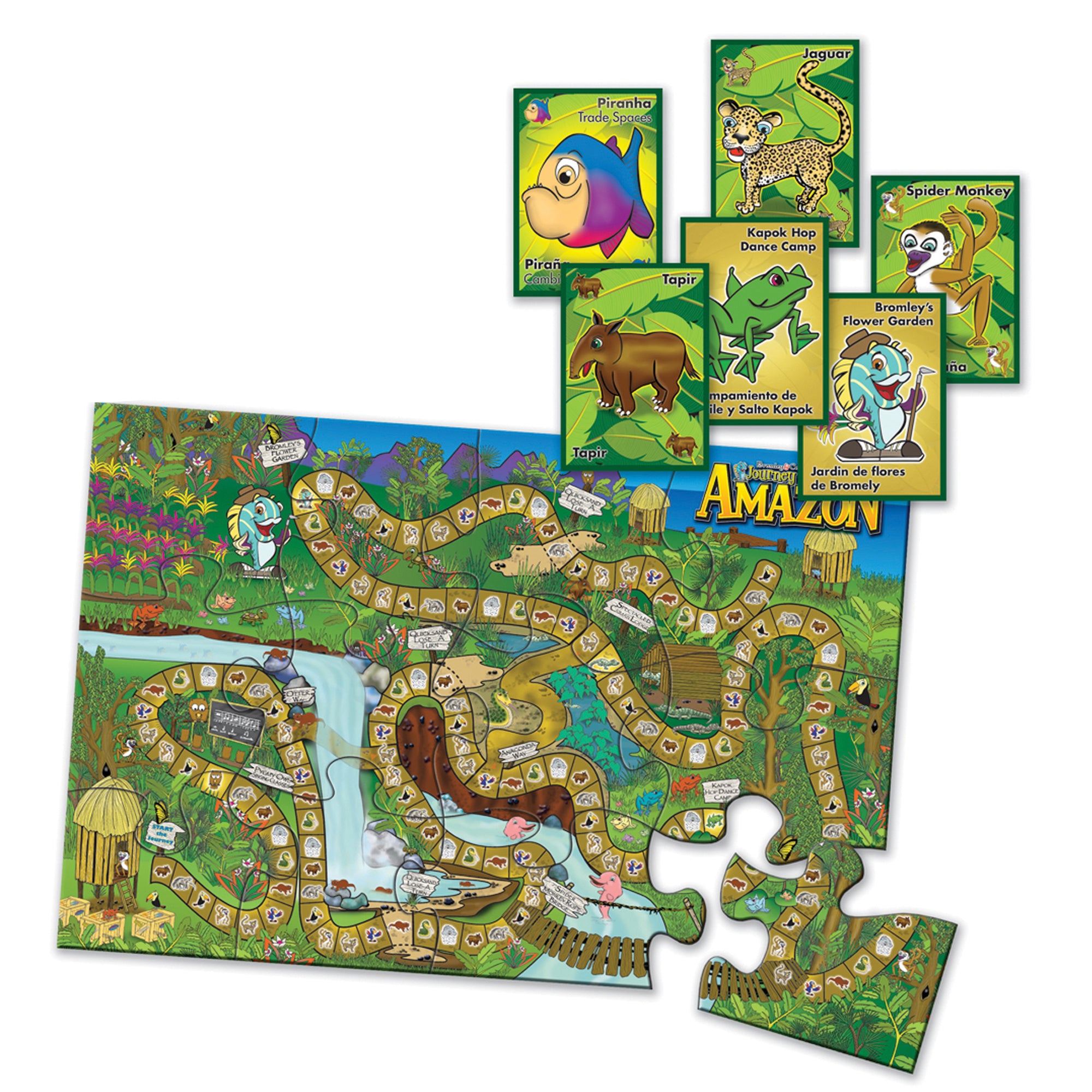 Journey on the Amazon Playzzle  Board Game