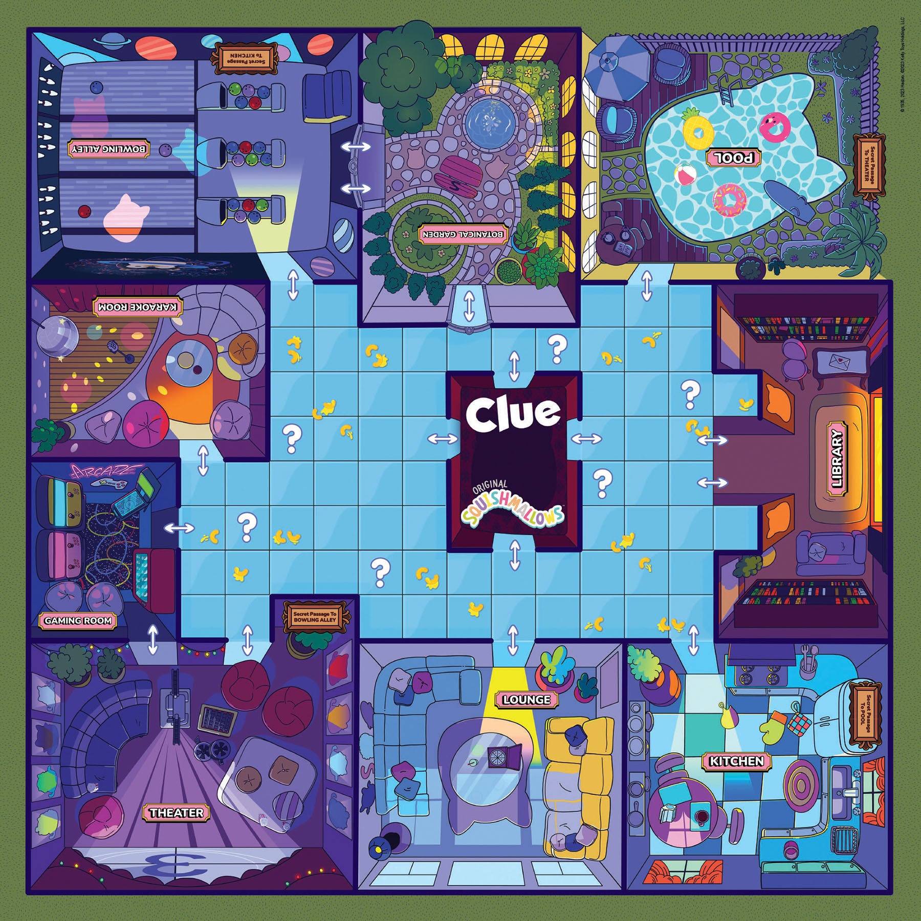 CLUE® Mystery Board Game: Squishmallows